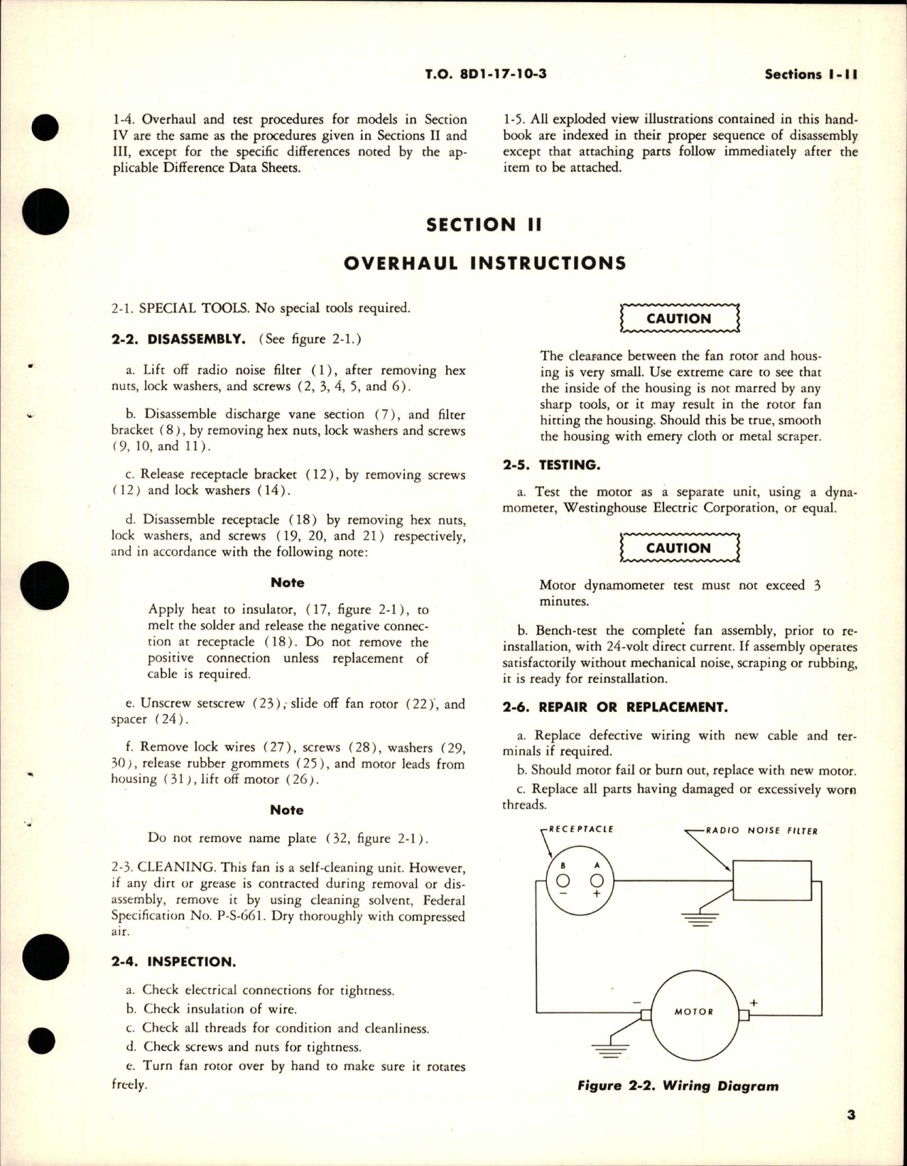 Sample page 5 from AirCorps Library document: Overhaul Instructions for Axivane Aircraft Fans 