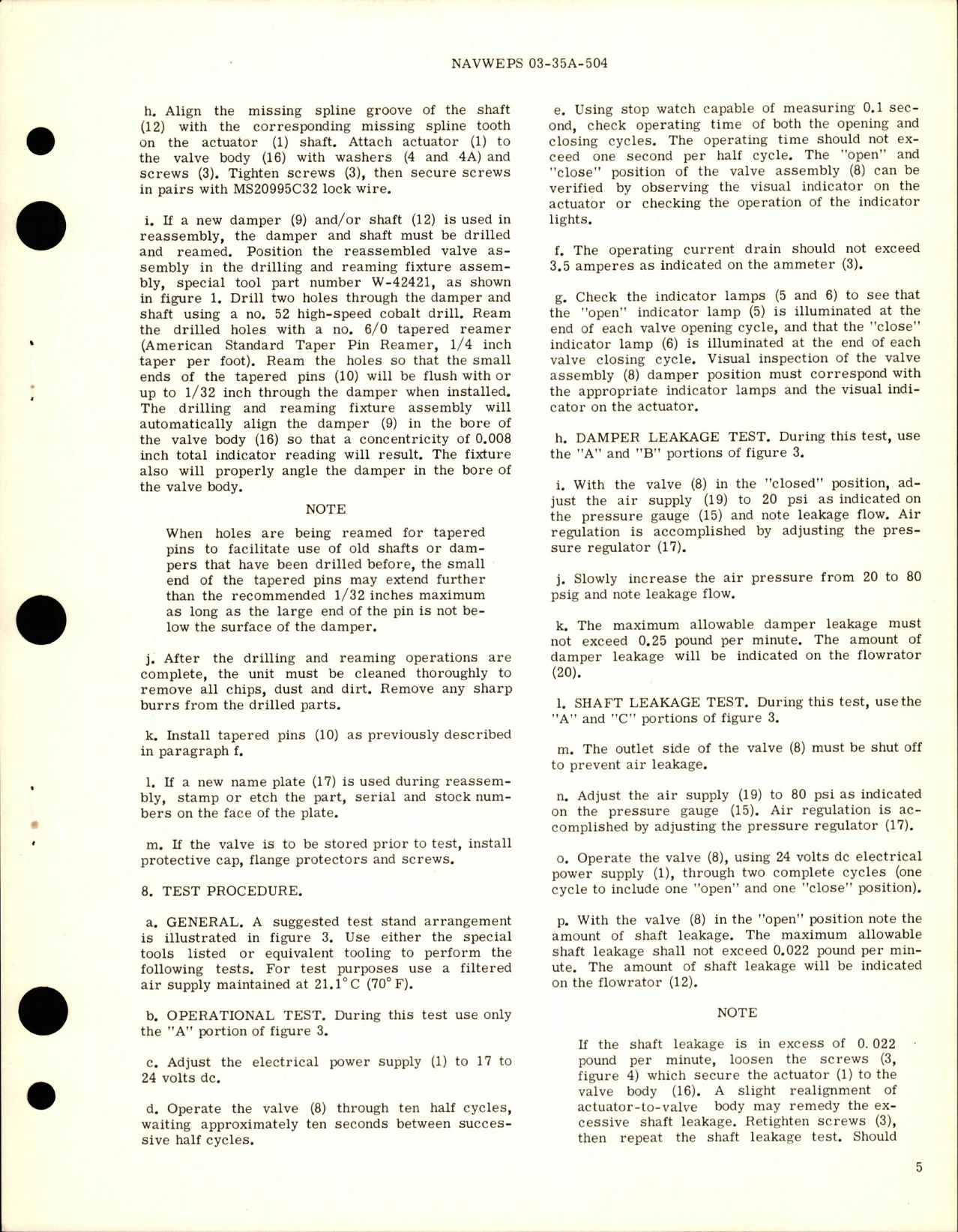 Sample page 5 from AirCorps Library document: Overhaul Instructions with Parts for Anti-Icing Motor Actuated Butterfly Air Valve Assembly - Part 1333-542003 