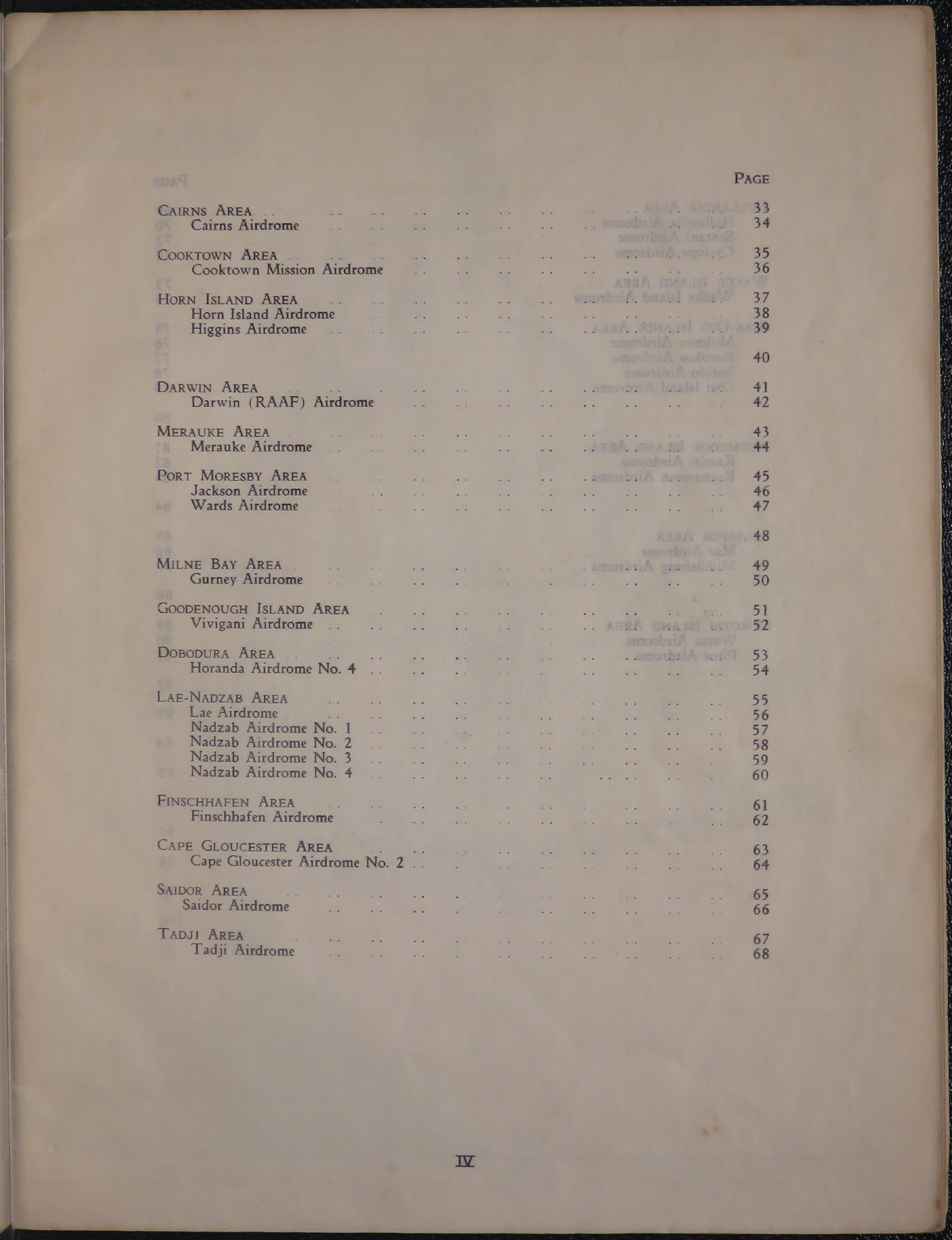 Sample page 5 from AirCorps Library document: Airdromes Guide to the Southwest Pacific Area