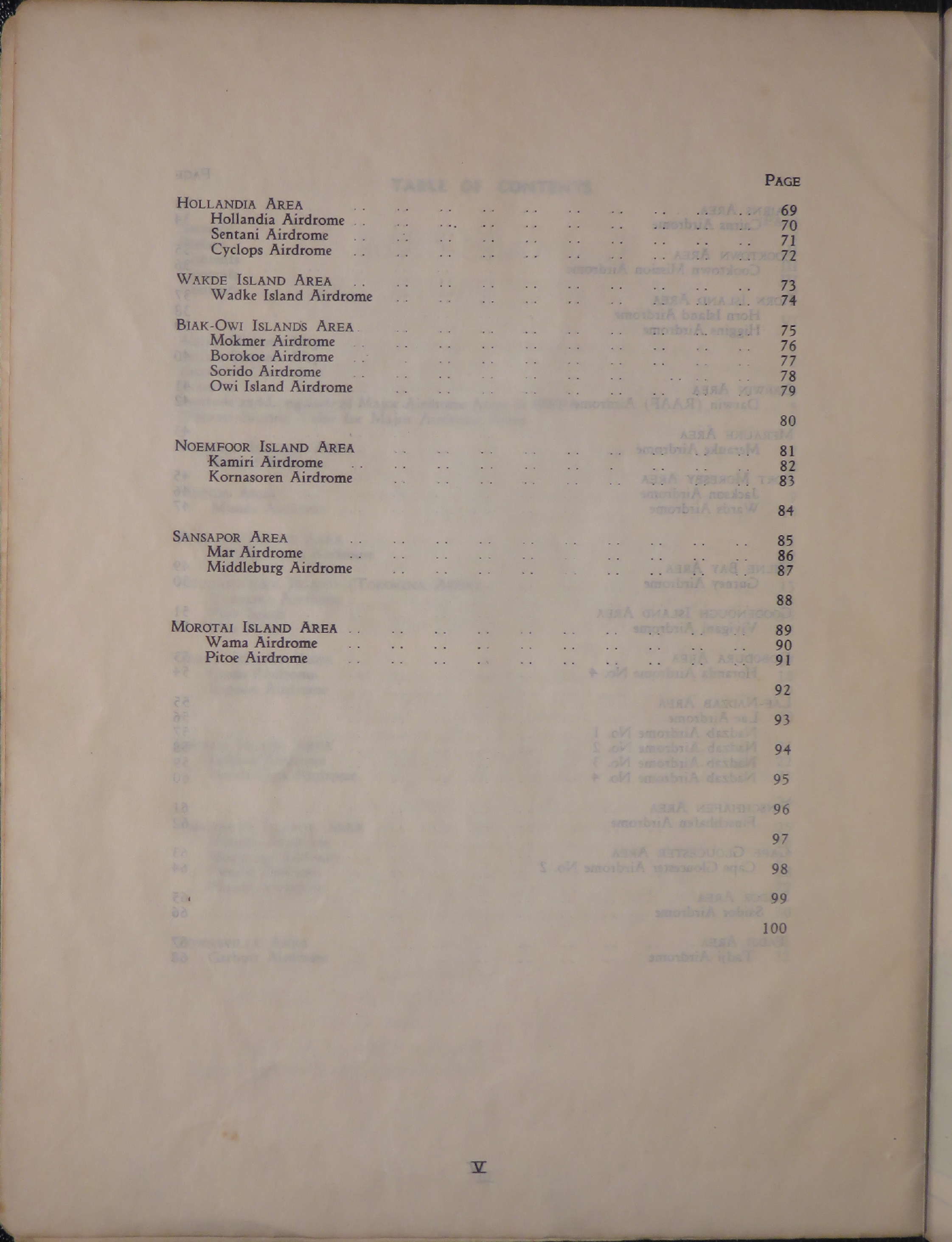 Sample page 6 from AirCorps Library document: Airdromes Guide to the Southwest Pacific Area