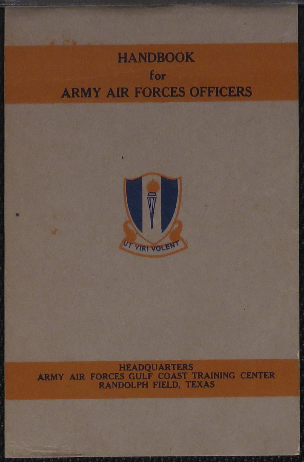 Sample page 1 from AirCorps Library document: Handbook for Army Air Forces Officers