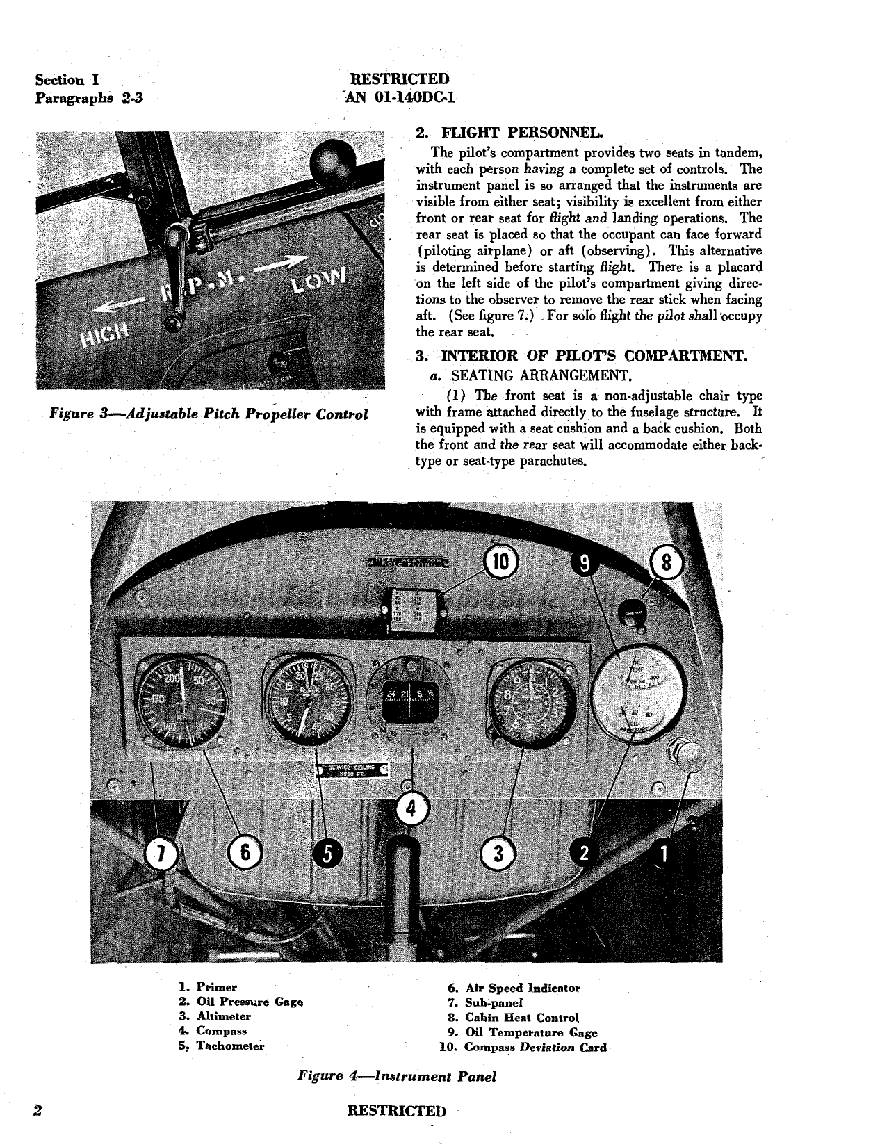 Sample page 6 from AirCorps Library document: Pilot's Flight Operating Instructions for Army Model L-4J