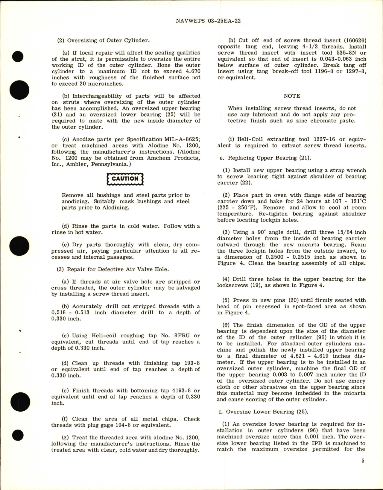 Sample page 7 from AirCorps Library document: Overhaul Instructions with Illustrated Parts for Main Landing Gear Shock Struts Part No. 169205