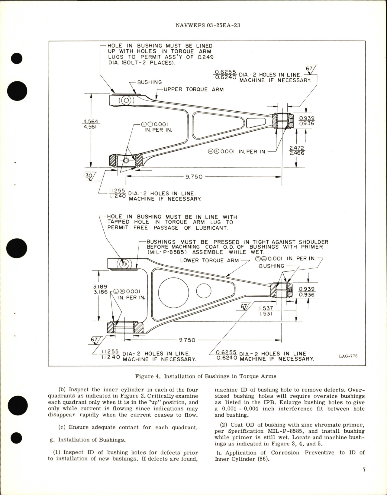 Sample page 9 from AirCorps Library document: Overhaul Instructions with Illustrated Parts for Main Landing Gear Shock Struts Part No. 168481