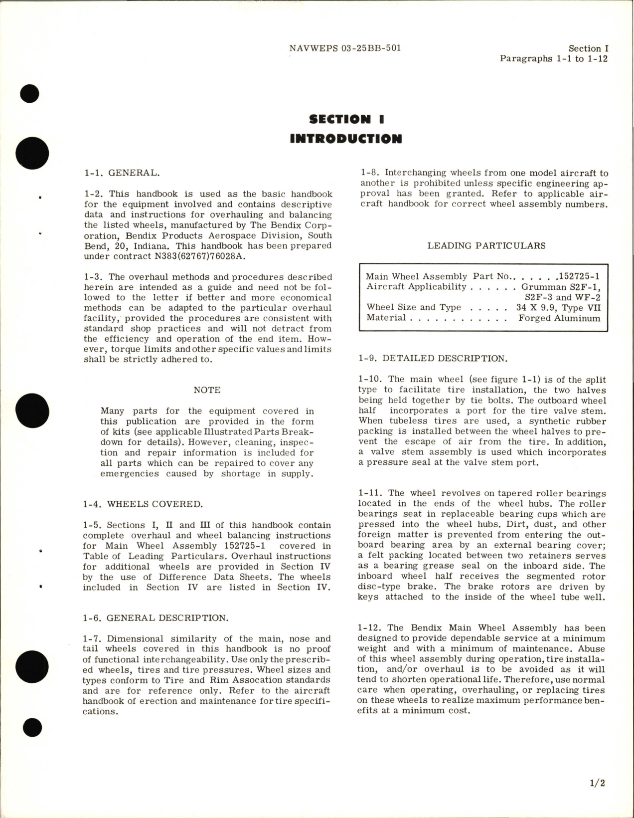 Sample page 5 from AirCorps Library document: Overhaul Instructions for Main Wheel, Nose Wheel, Tail Wheel 