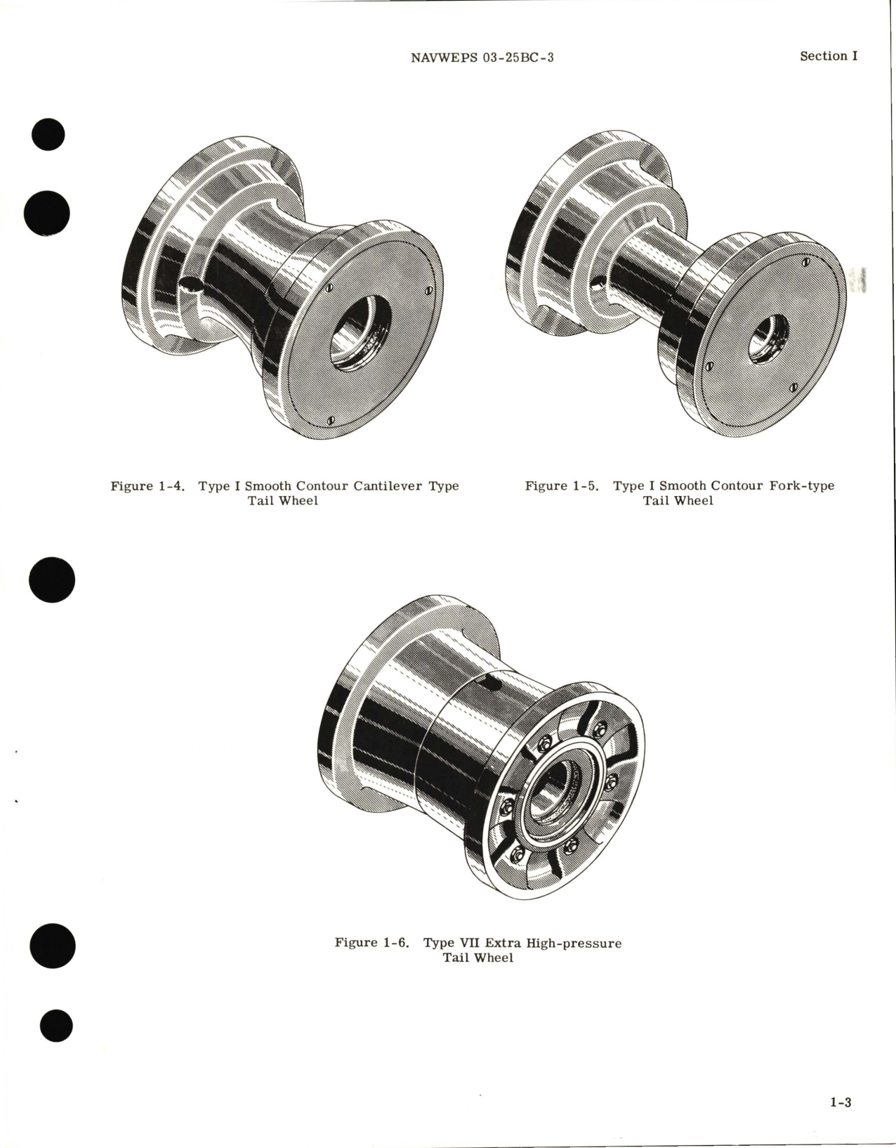 Sample page 7 from AirCorps Library document: Overhaul Instructions for Nose, Tail, and Auxiliary Wheels 