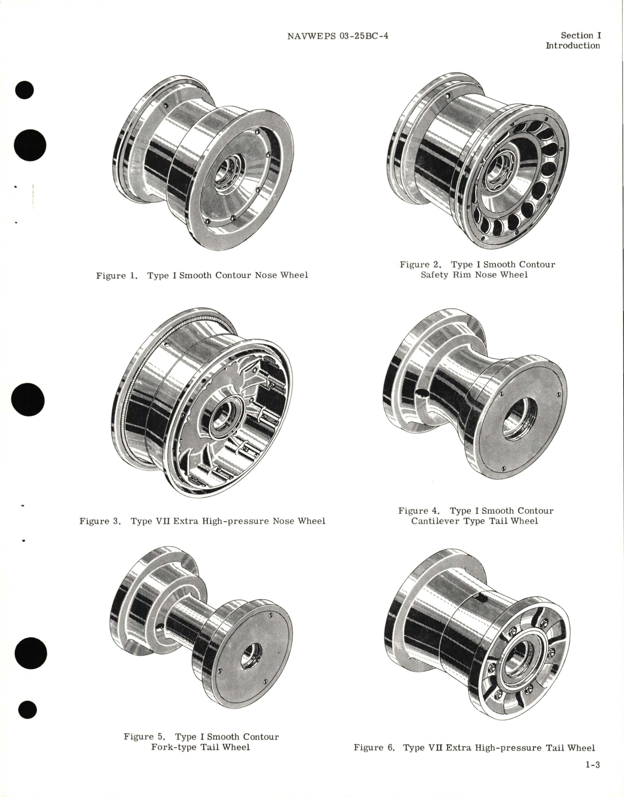 Sample page 7 from AirCorps Library document: Illustrated Parts for Nose, Tail, and Auxiliary Wheels