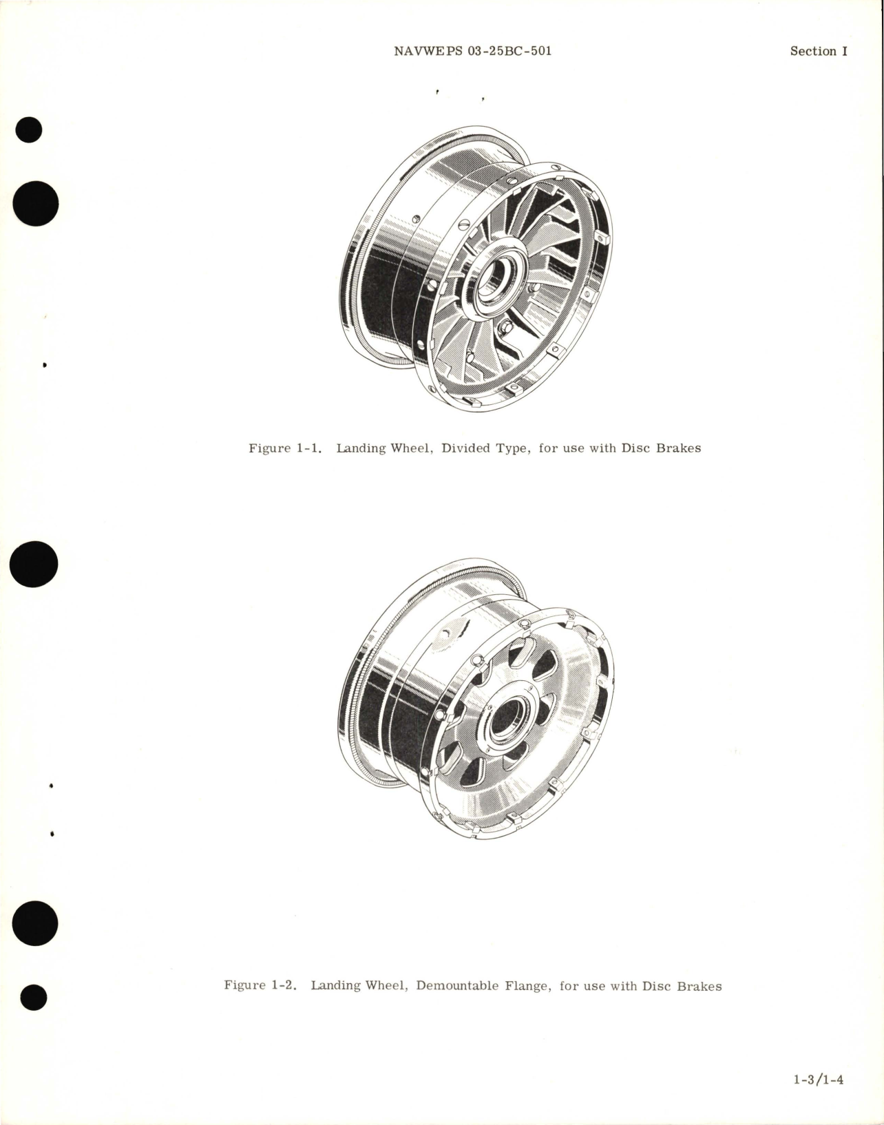 Sample page 7 from AirCorps Library document: Operation and Service Instructions for Landing Wheels for use with Disc Brakes  