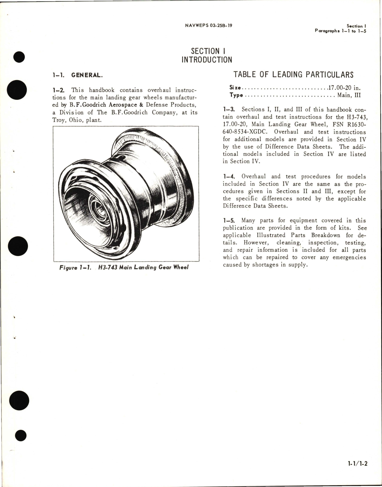 Sample page 5 from AirCorps Library document: Overhaul Instructions for Main Landing Gear Wheels