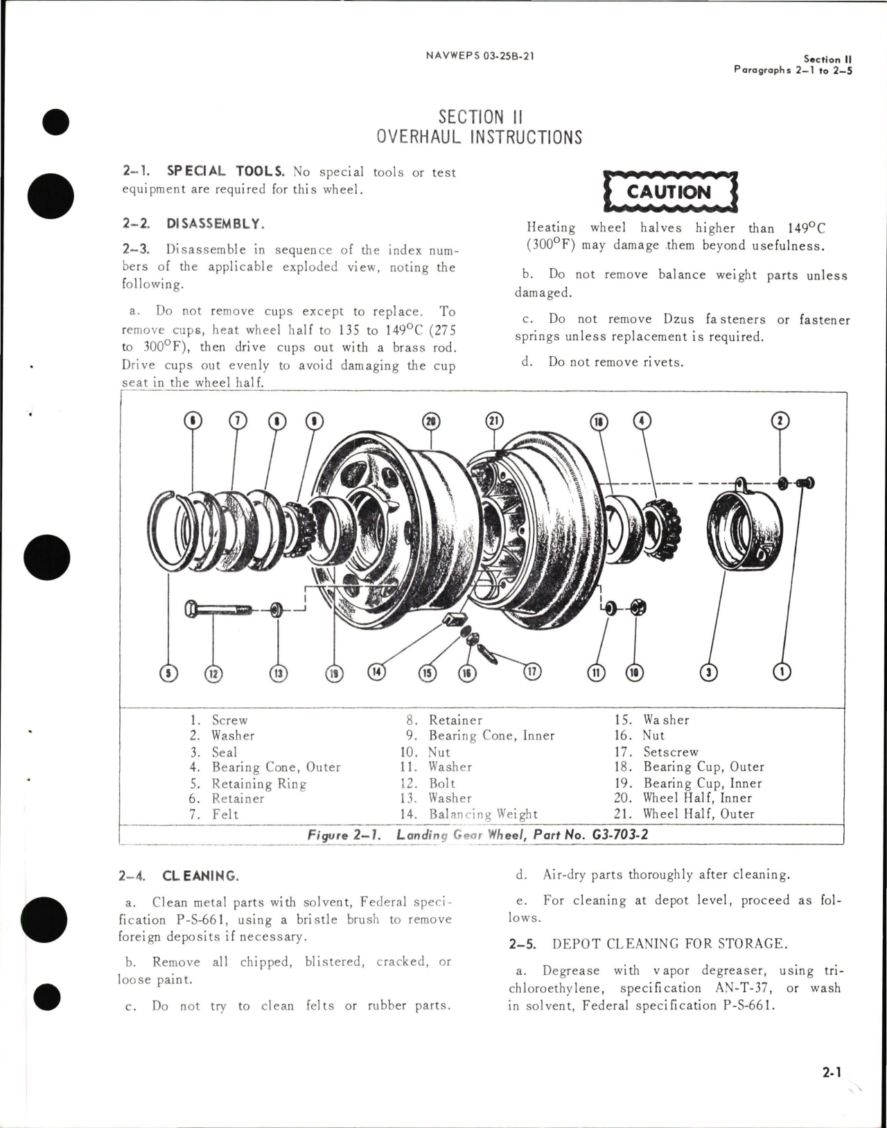 Sample page 9 from AirCorps Library document: Overhaul Instructions for Auxiliary Landing Gear Wheels 