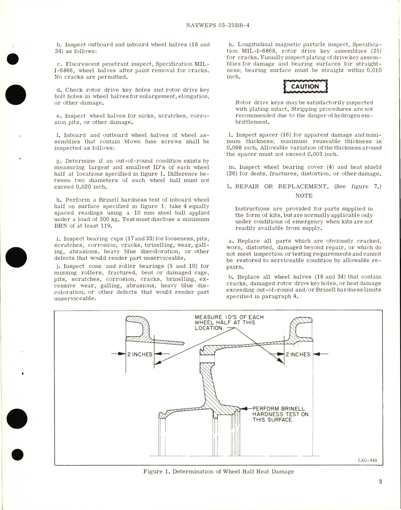 Sample page 5 from AirCorps Library document: Overhaul Instructions with Parts for Main Wheel Assembly for Part No. 153400-1 