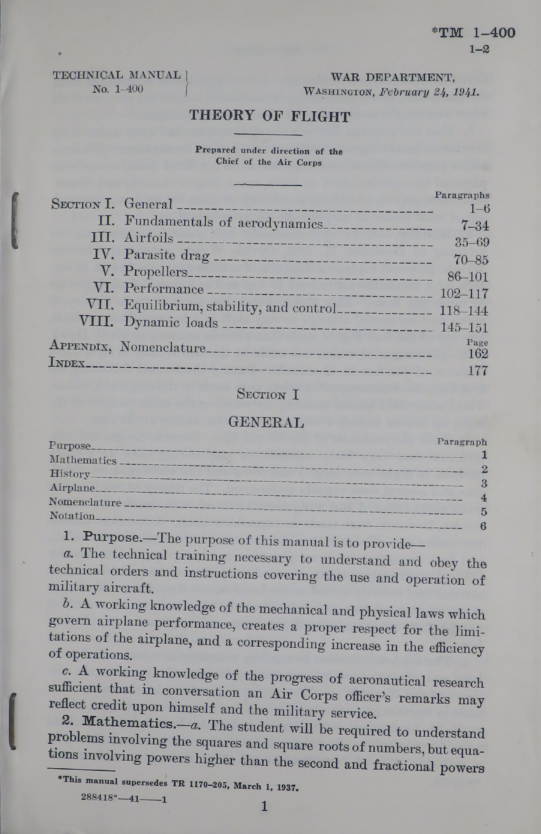Sample page 7 from AirCorps Library document: Theory of Flight