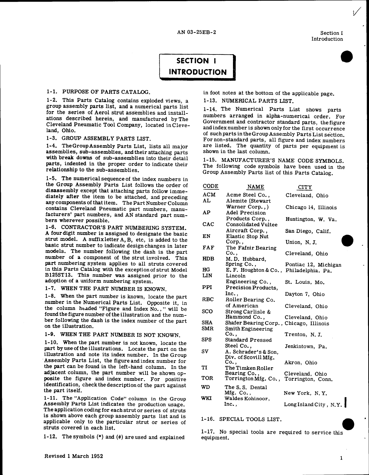 Sample page 7 from AirCorps Library document: Parts Catalog for Landing Gear Aerol Struts