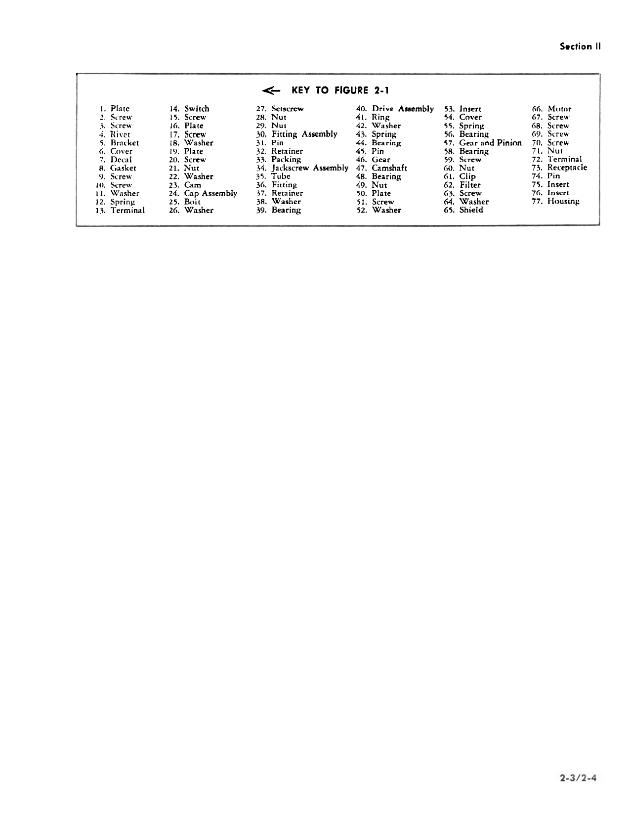 Sample page 7 from AirCorps Library document: Electromechanical Linear Actuator - Parts 540538-2-1 