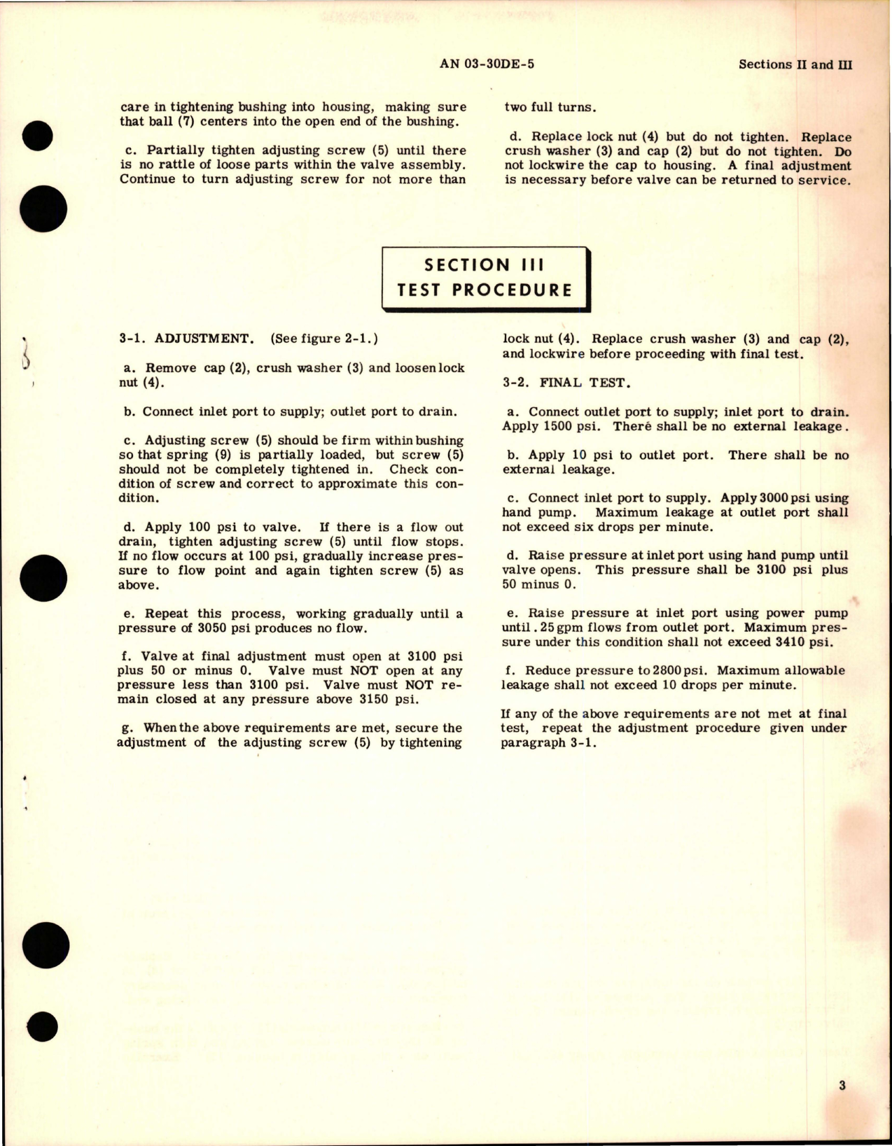 Sample page 5 from AirCorps Library document: Overhaul Instructions for Relief Valve Assembly - 6750