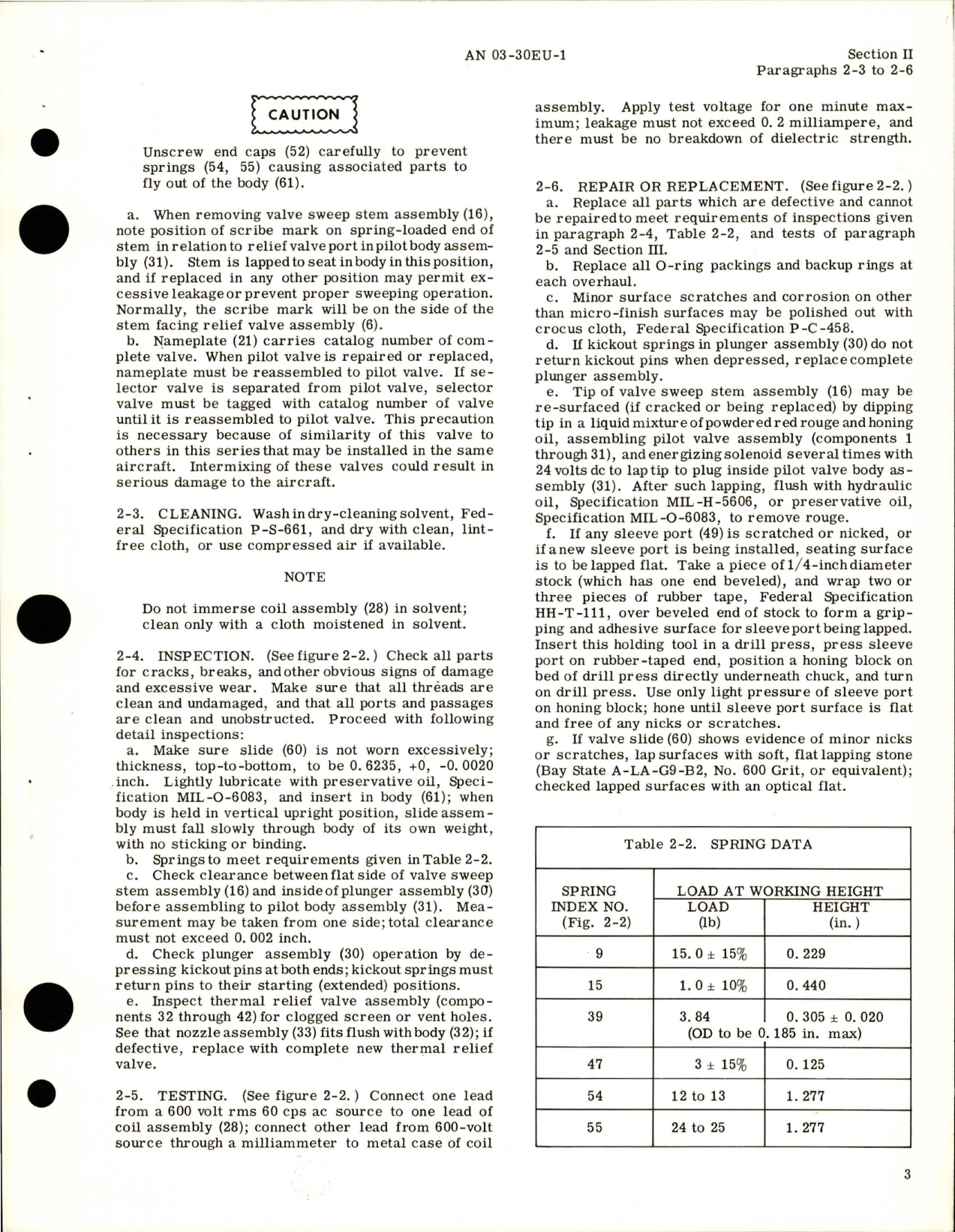 Sample page 5 from AirCorps Library document: Overhaul Instructions for Solenoid Pilot Operated 4-Way 3-Position Selector Valve