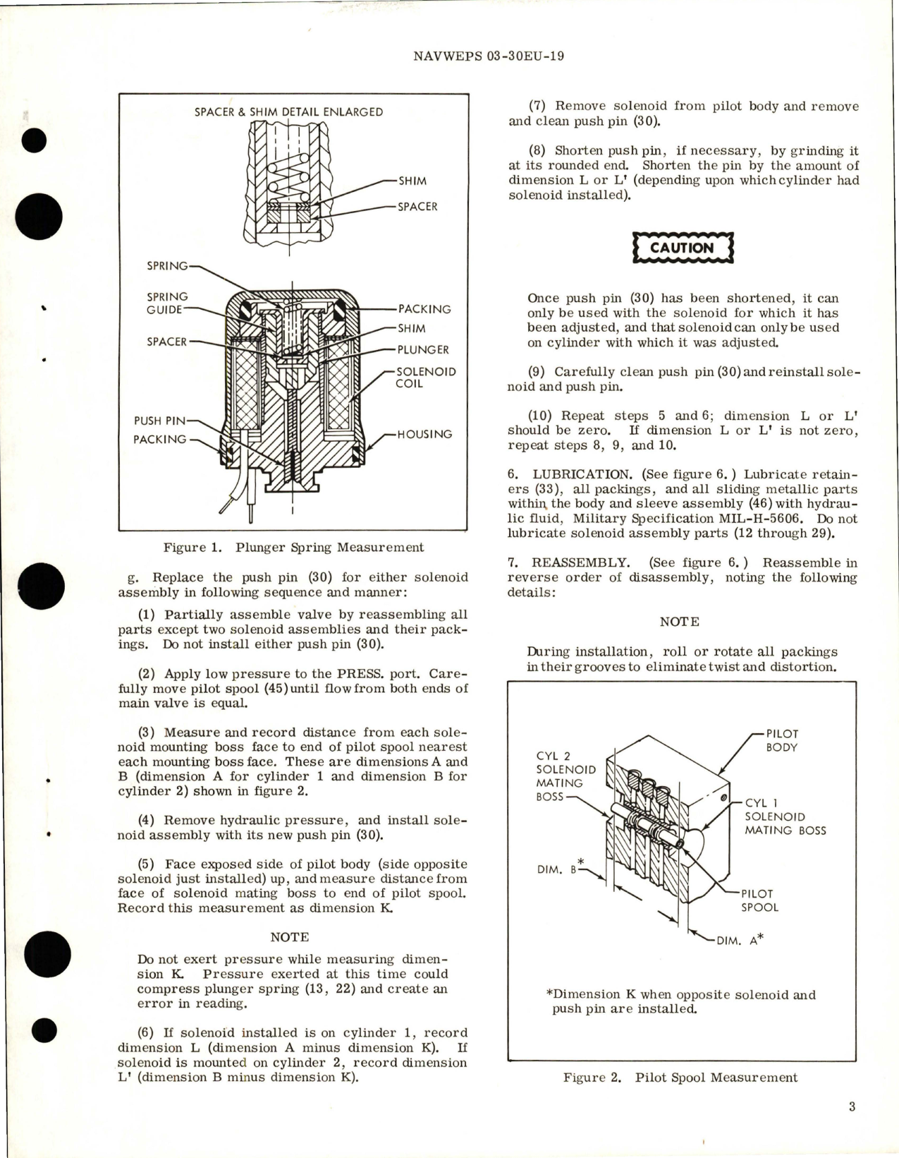 Sample page 5 from AirCorps Library document: Overhaul Instructions with Parts Breakdown for Selector Valve Pilot Operated 4-Way 3-Position - Part AV14J1147 - Model C 