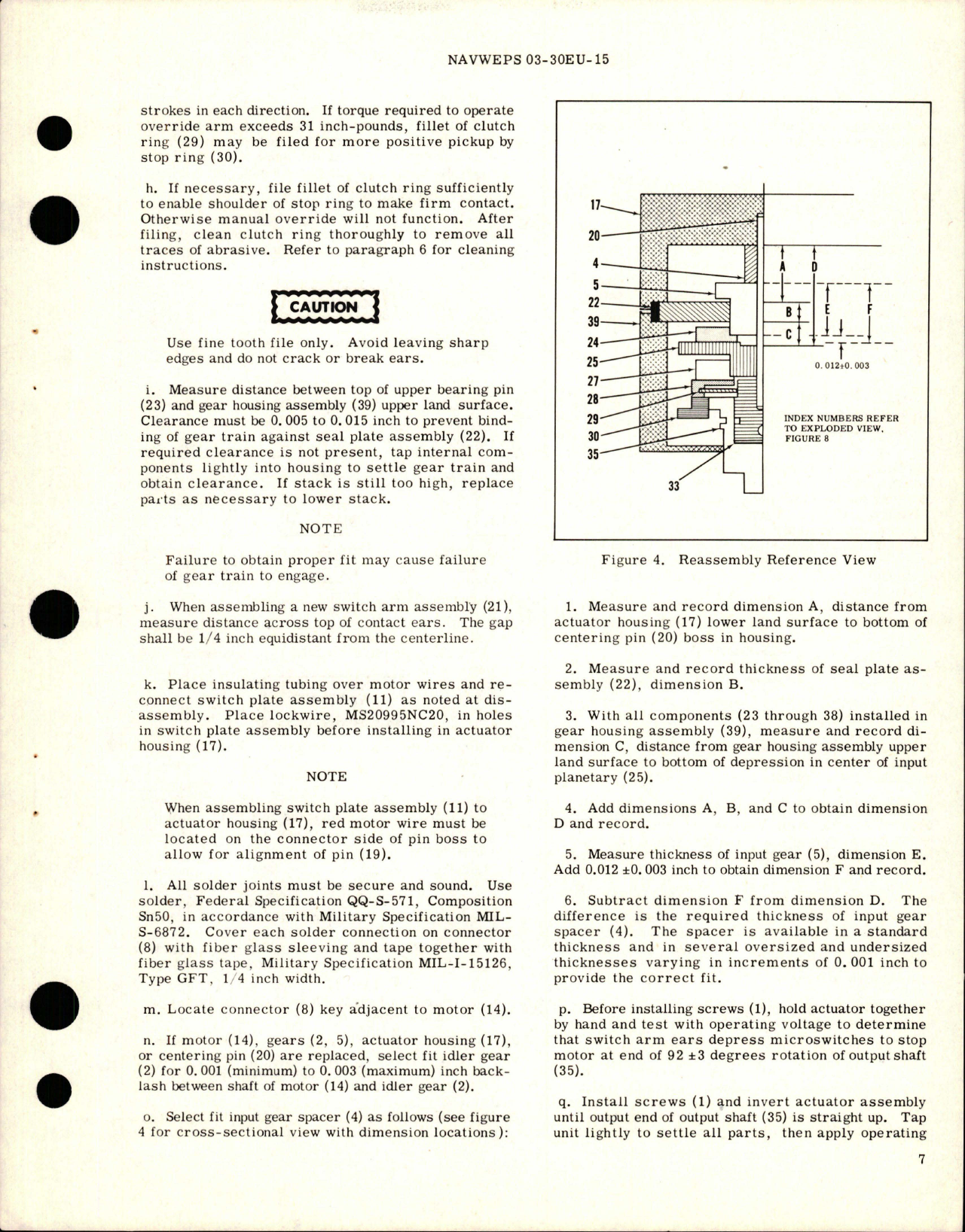 Sample page 9 from AirCorps Library document: Overhaul Instructions with Parts Breakdown for Manual Override Pull Out Type - Motor Operated Gate Valve