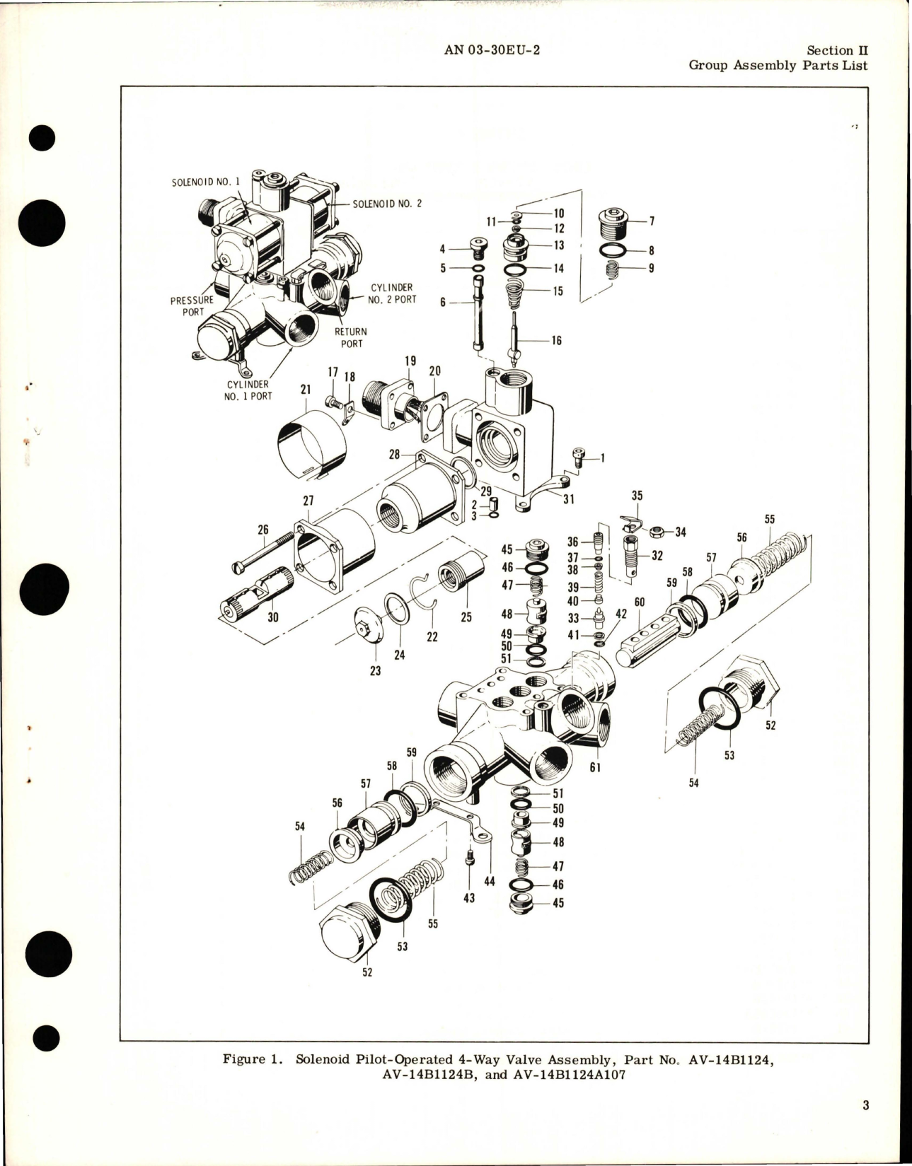Sample page 5 from AirCorps Library document: Illustrated Parts Breakdown for Solenoid Pilot-Operated 4-Way 3-Position Selector Valve 