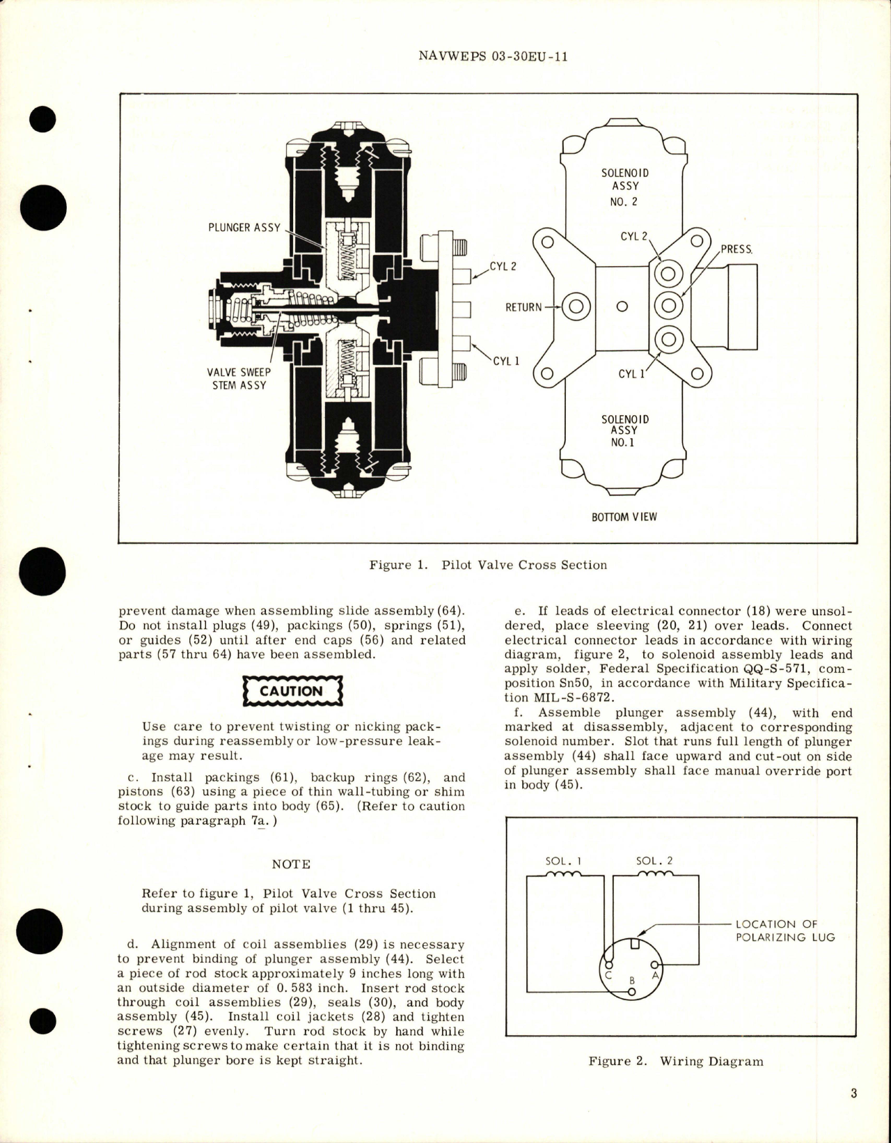 Sample page 5 from AirCorps Library document: Overhaul Instructions w Parts Breakdiown for Pilot Operated 4-Way 3-Position Selector Valve - Part AV14B1154C