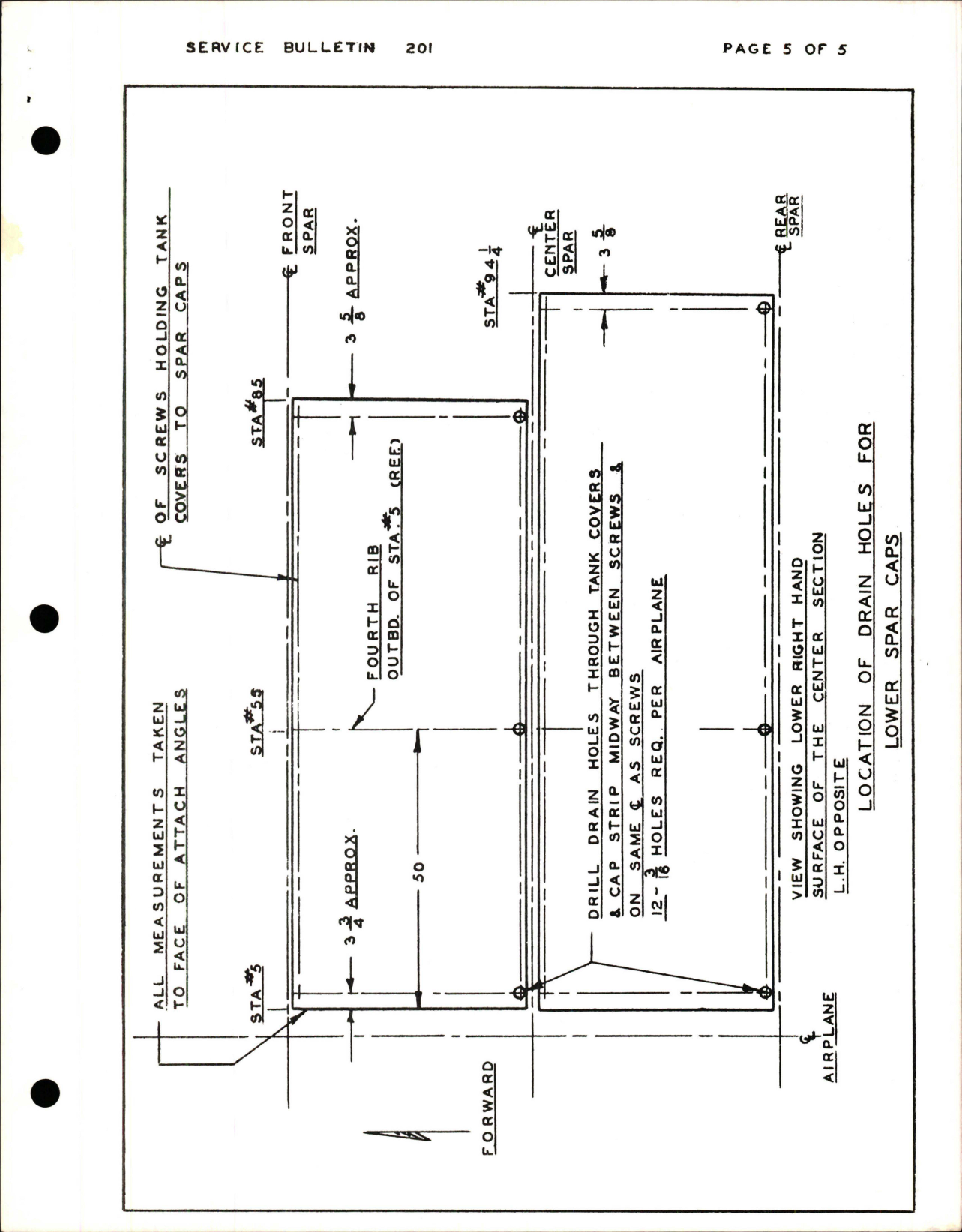 Sample page 5 from AirCorps Library document: Fuel Tank Bay Revisions