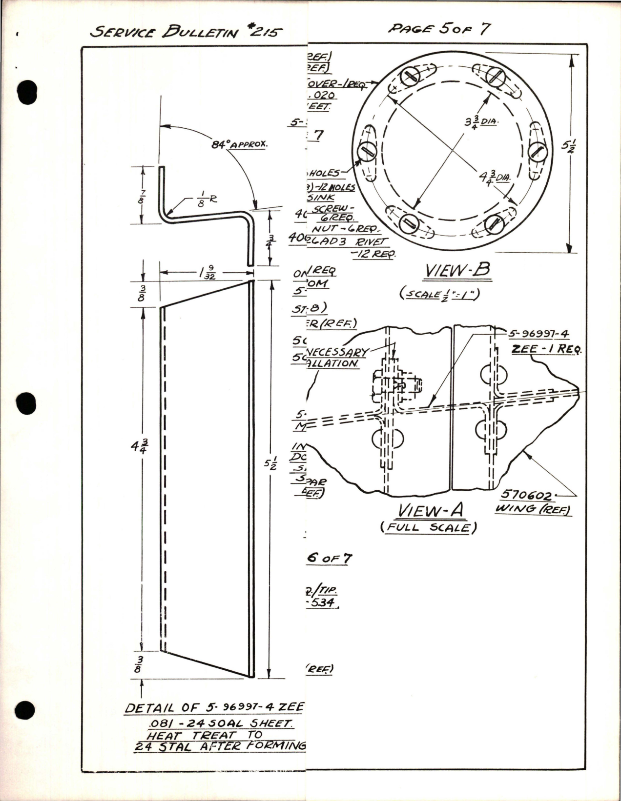 Sample page 5 from AirCorps Library document: Wing Tip Structure Alterations