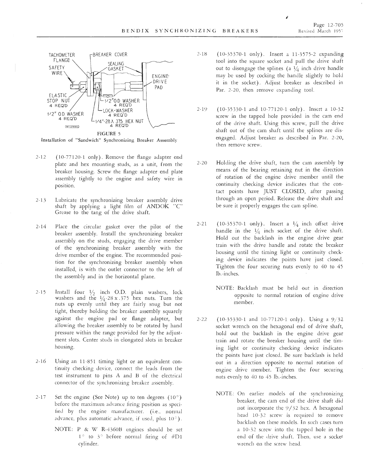 Sample page 5 from AirCorps Library document: Installation, Maintenance and Operation Instructions for Synchronizing Breaker Assembly - 10-35370-1, 10-77120-1, 10-35330-1 thru -5 