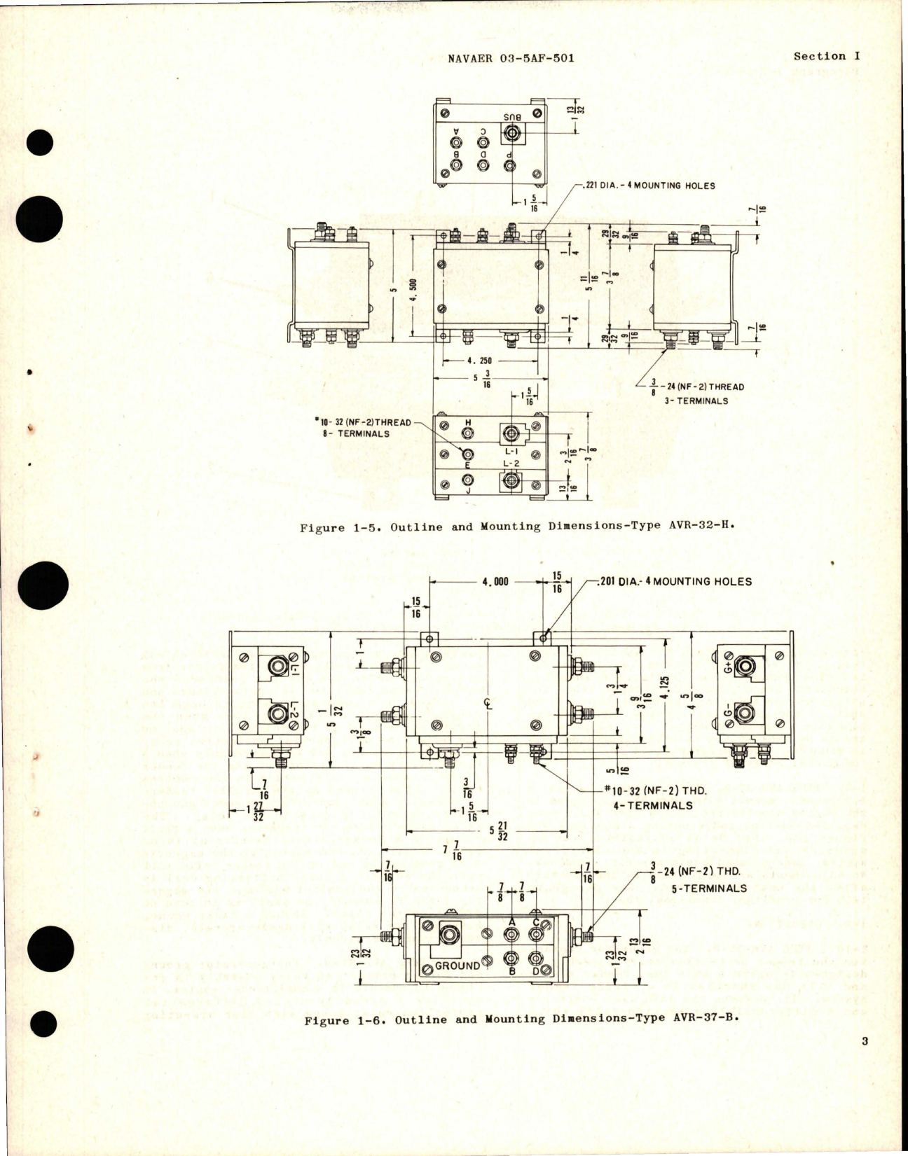 Sample page 7 from AirCorps Library document: Operation, Service and Overhaul Instructions with Parts Catalog for Generator Contractor and Feeder Protection Relay Assembly