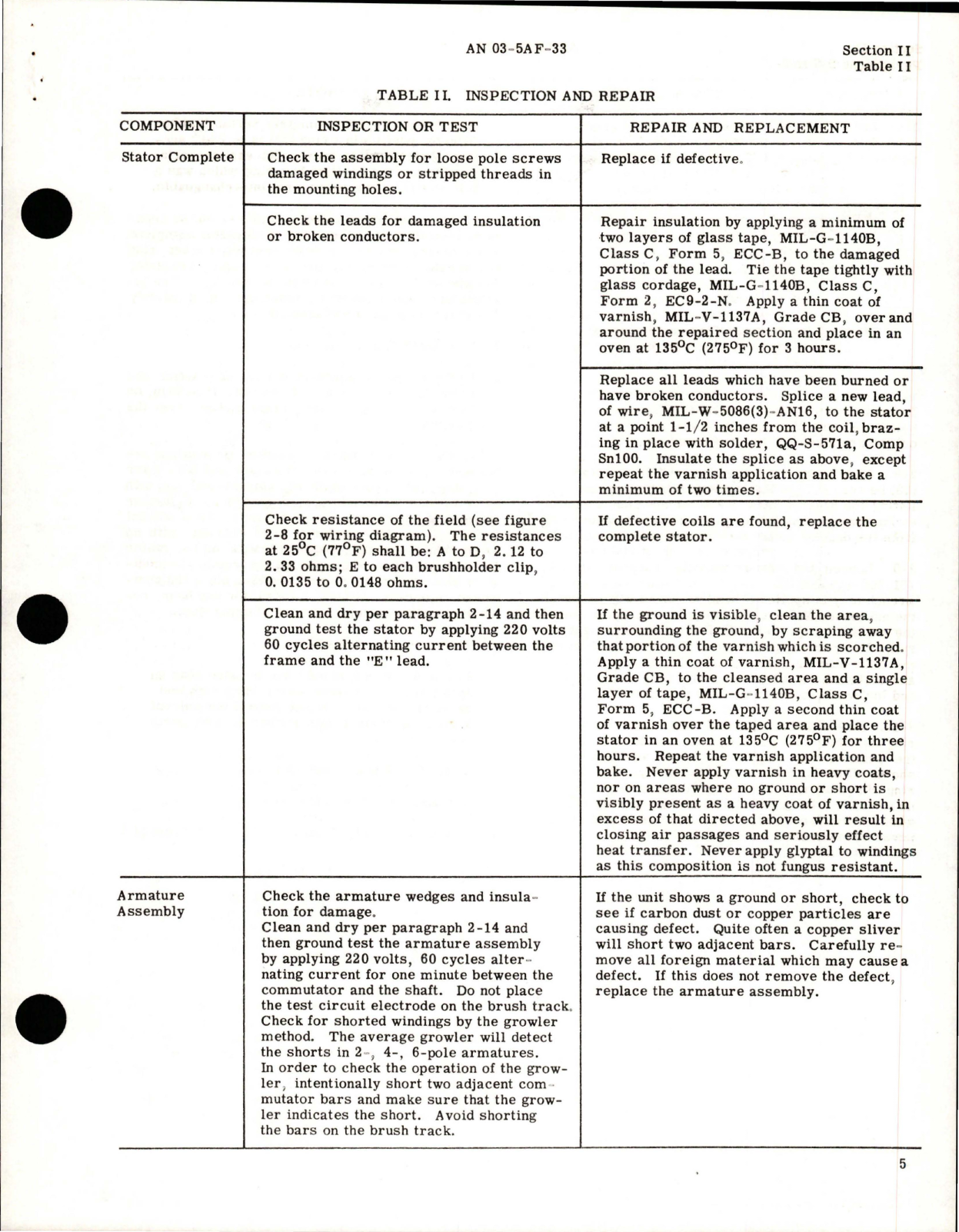 Sample page 7 from AirCorps Library document: Overhaul Instructions for DC Generator - Part A28A85841, AN 3633-1, A35A9103 and A45J247