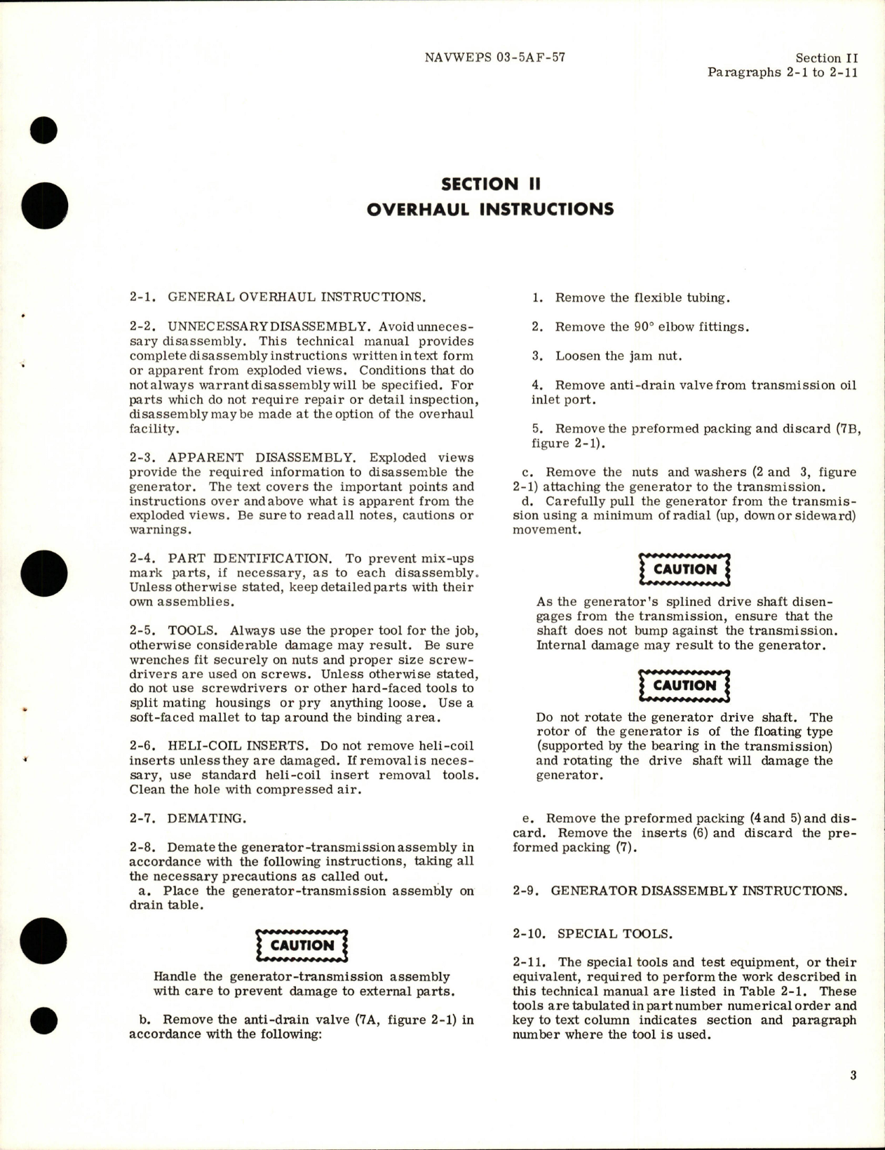 Sample page 9 from AirCorps Library document: Overhaul Instructions for AC Generator - Part 903J824-4 