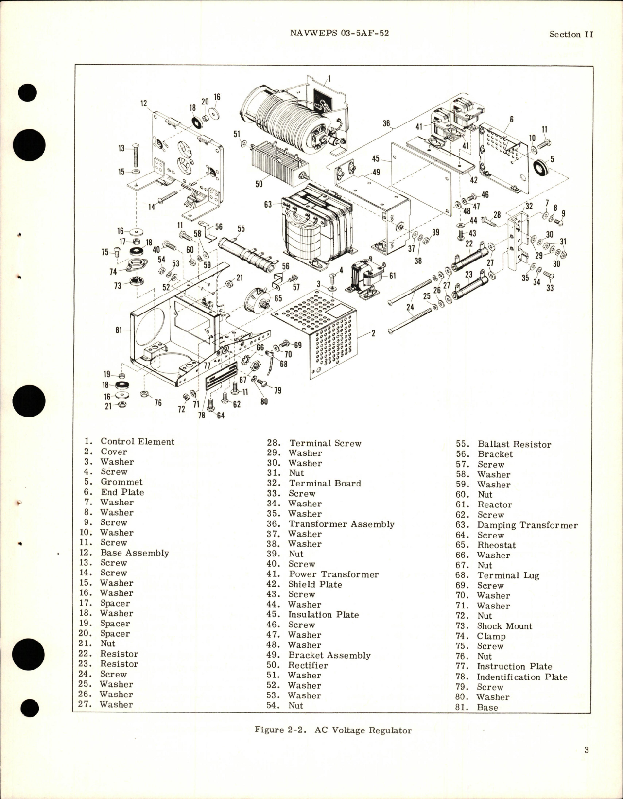 Sample page 7 from AirCorps Library document: Overhaul Instructions for A-C Voltage Regulator - Part A14A9694-2 