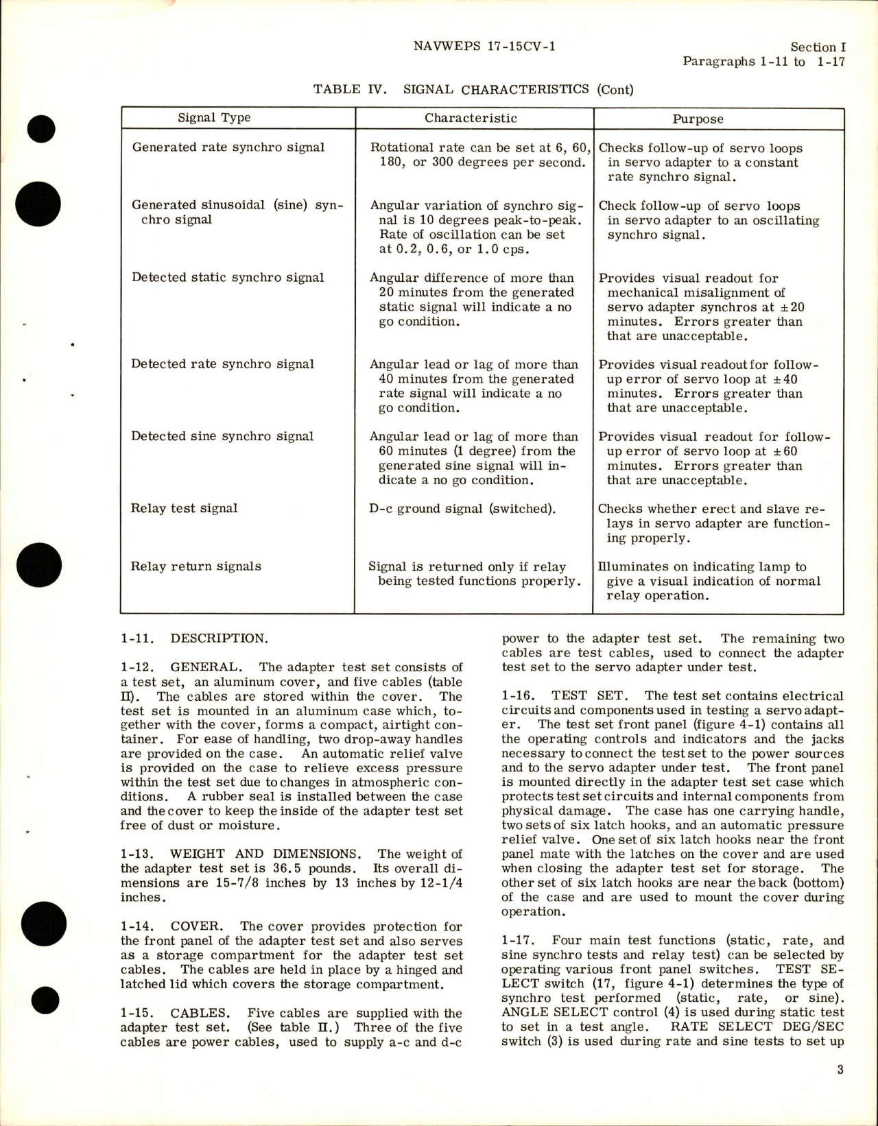 Sample page 9 from AirCorps Library document: Operation and Service Instructions with Illustrated Parts for Servo Adapter Test Set - ASM-151 - Part GAEC 121SEAV114
