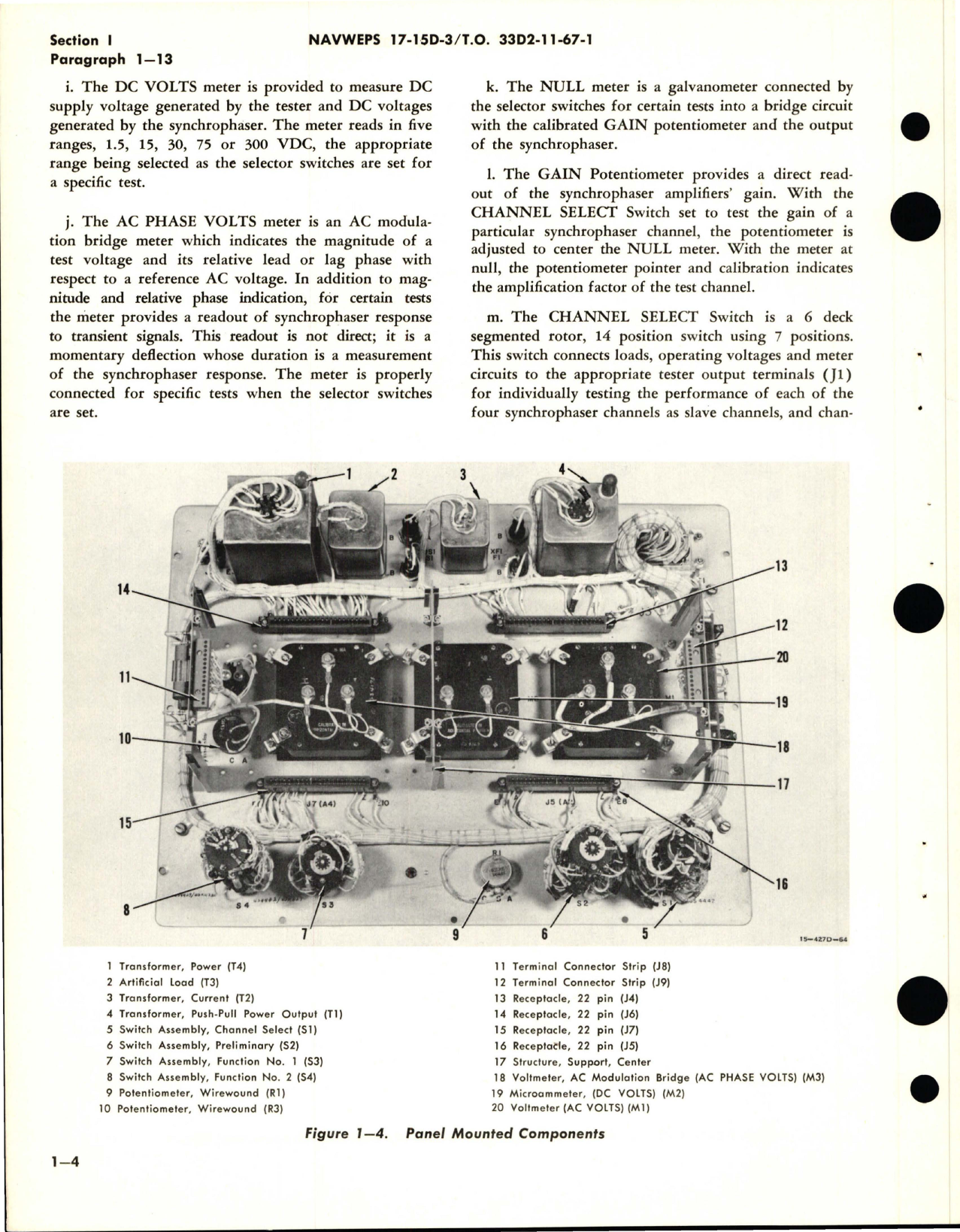 Sample page 8 from AirCorps Library document: Operation and Service Instructions with Illustrated Parts Breakdown for Synchrophaser Test Set - Part GS4150 