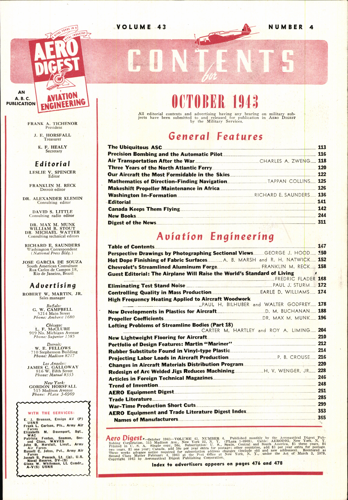 Sample page 5 from AirCorps Library document: Aero Digest  - Including Aviation Engineering - Volume 43 - Number 4