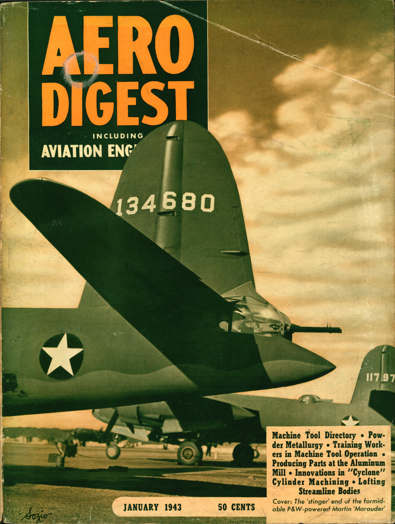 Sample page 1 from AirCorps Library document: Aero Digest  - Including Aviation Engineering - Volume 42 - Number 1