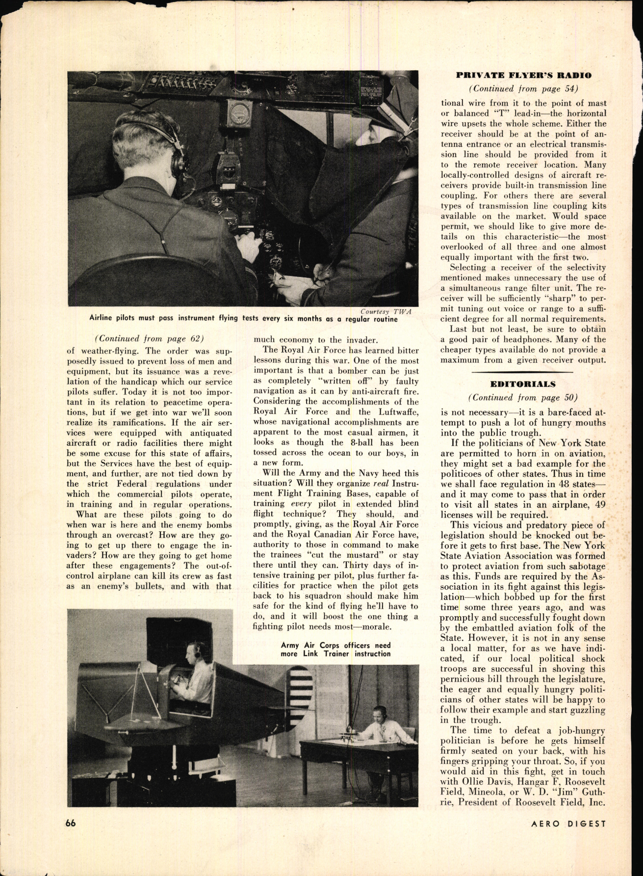 Sample page 6 from AirCorps Library document: Aero Digest  - Including Aviation Engineering - Volume 38 - Number 3