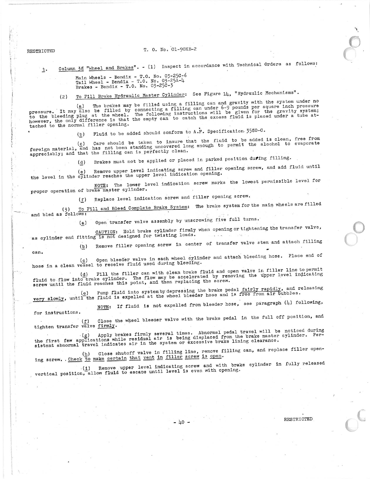 Sample page 220 from AirCorps Library document: Service Instructions - AT-10