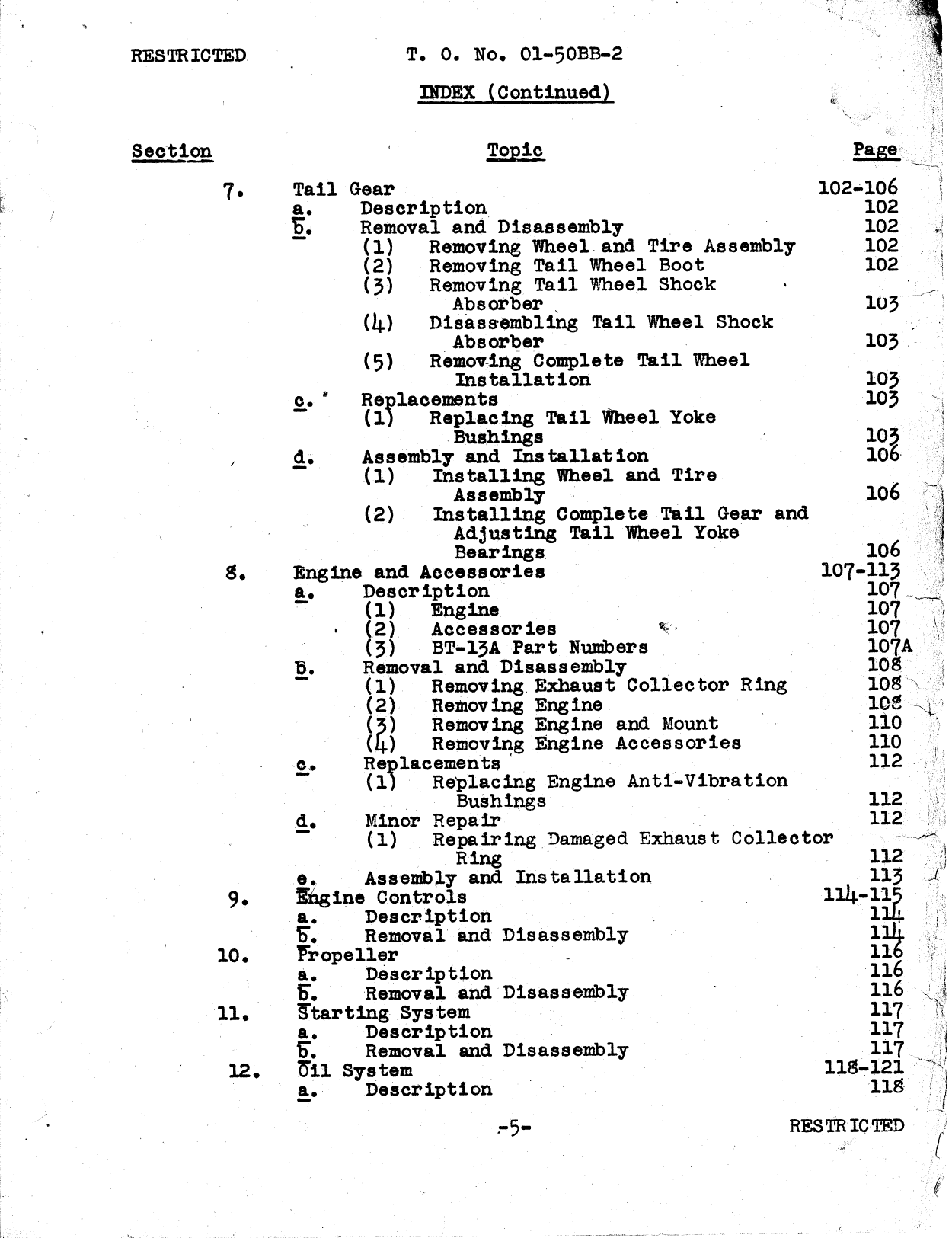 Sample page 8 from AirCorps Library document: Service Instructions - BT-13, BT-15, SNV-1