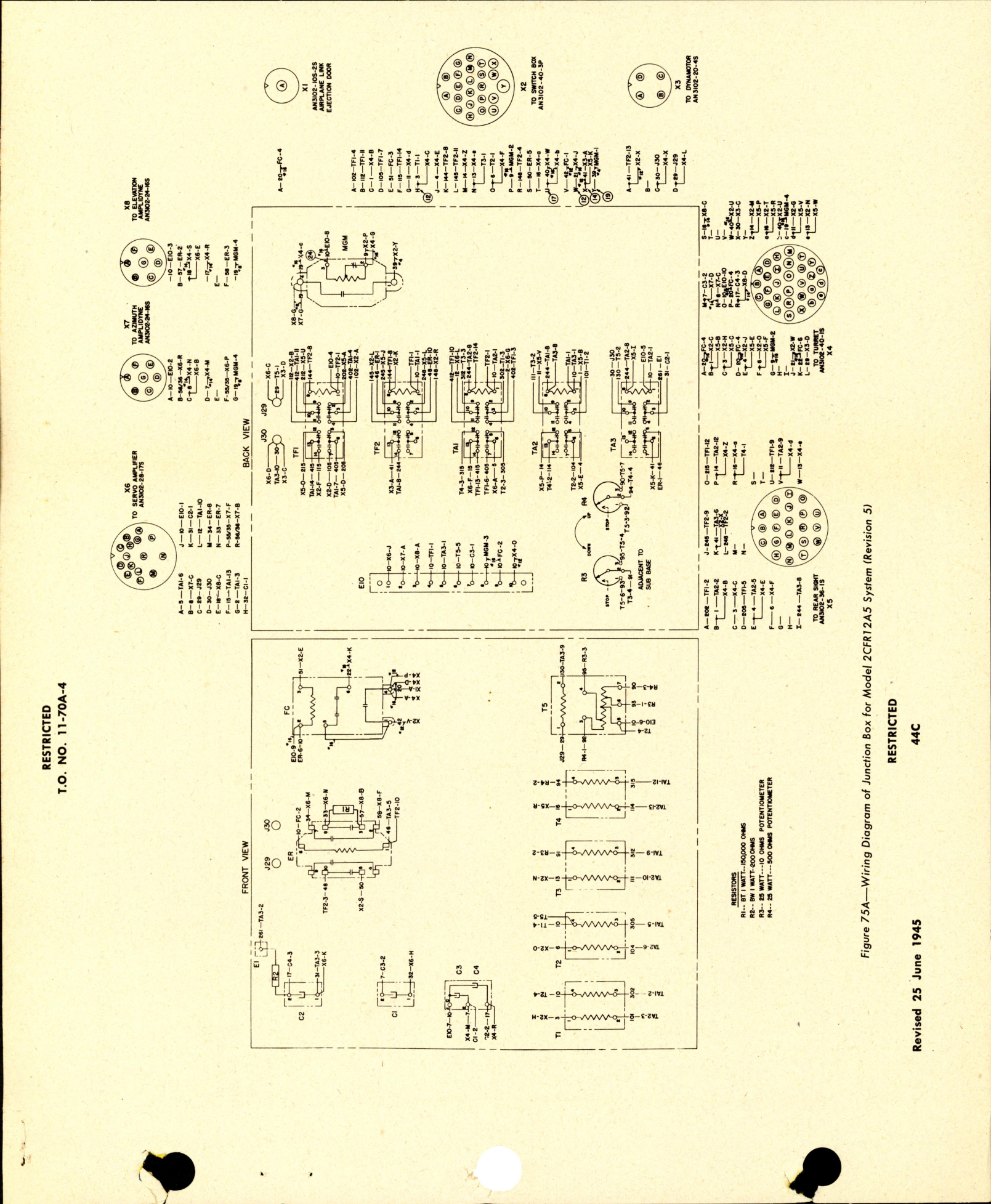 Sample page 11 from AirCorps Library document: Operation and Service Instructions for Central-Station Fire-Control System for P-61