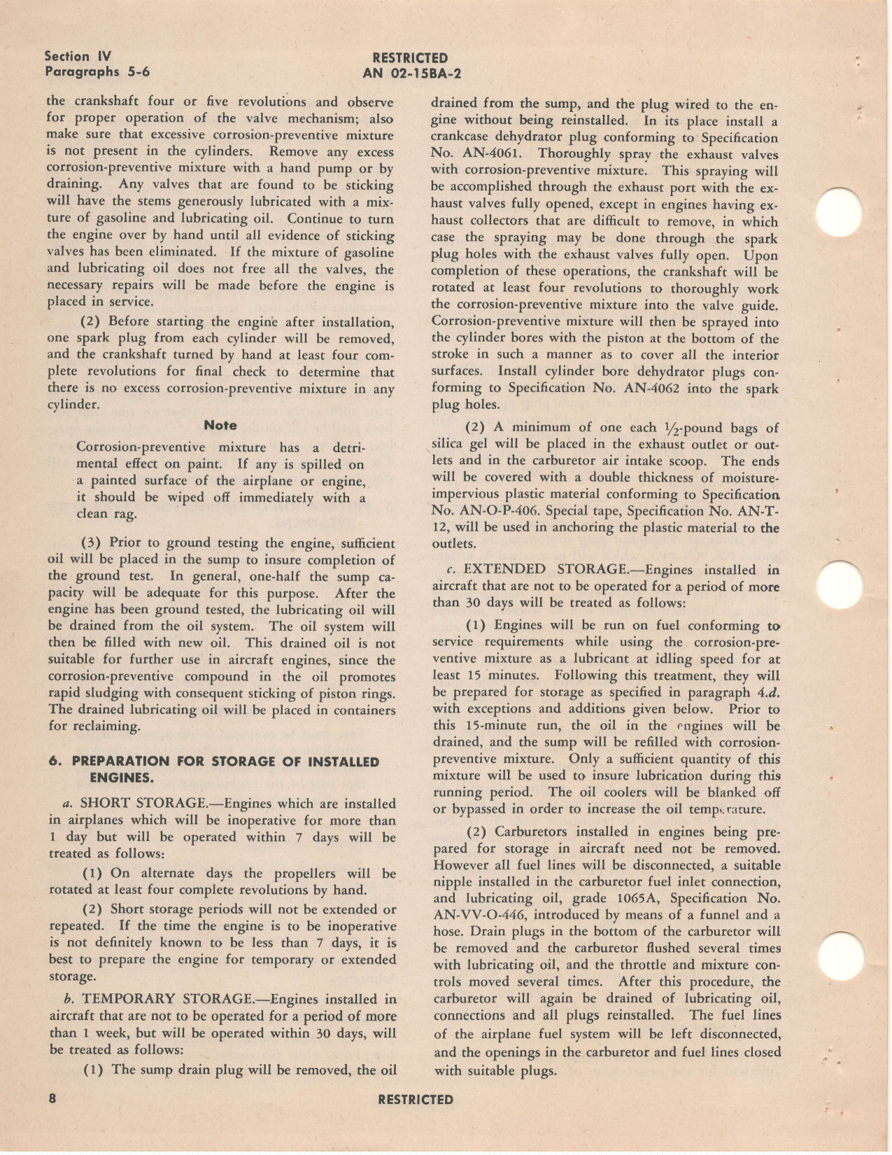 Sample page 14 from AirCorps Library document: Service Instructions - O-435-1