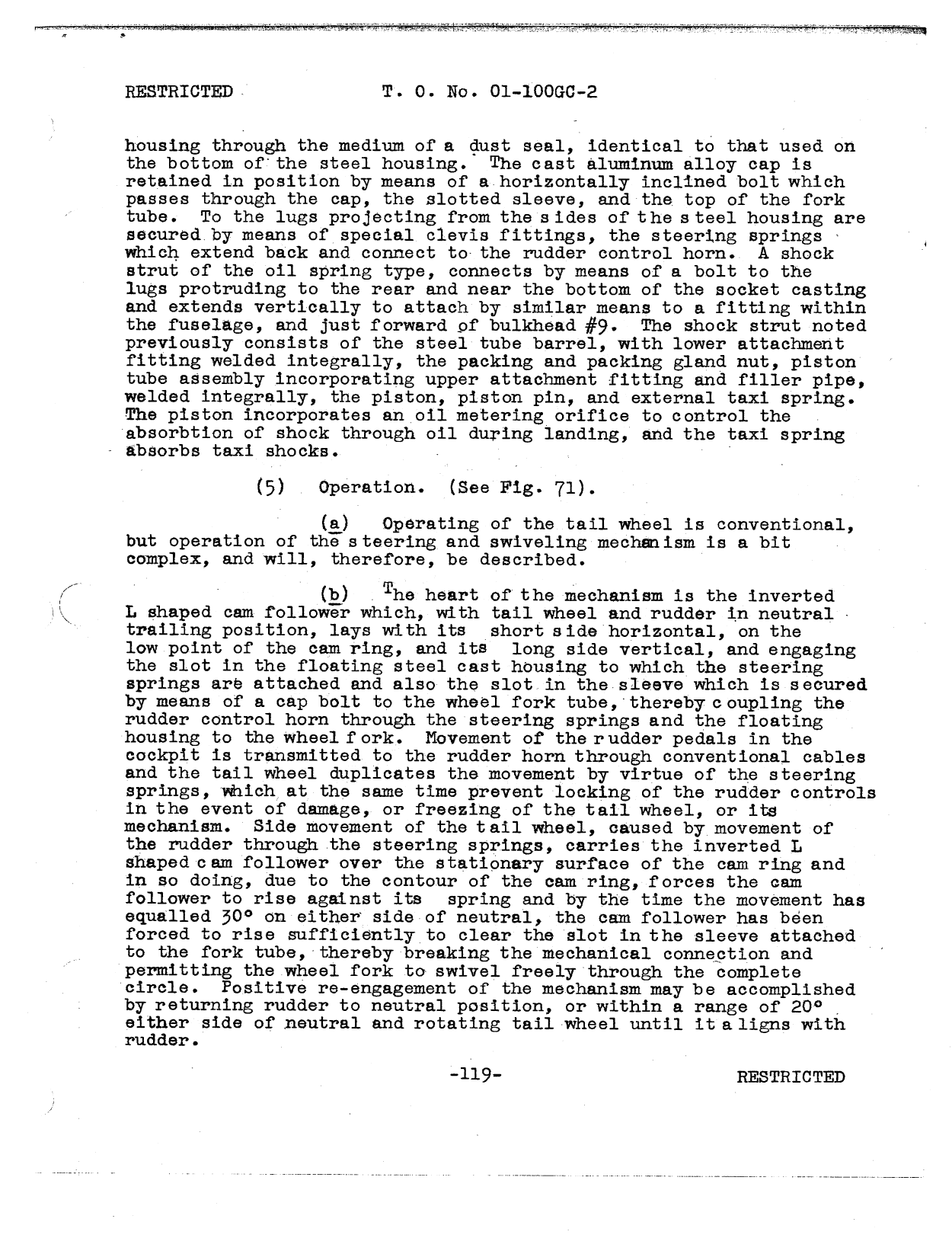 Sample page 117 from AirCorps Library document: Service Instructions - PT-21, PT-22