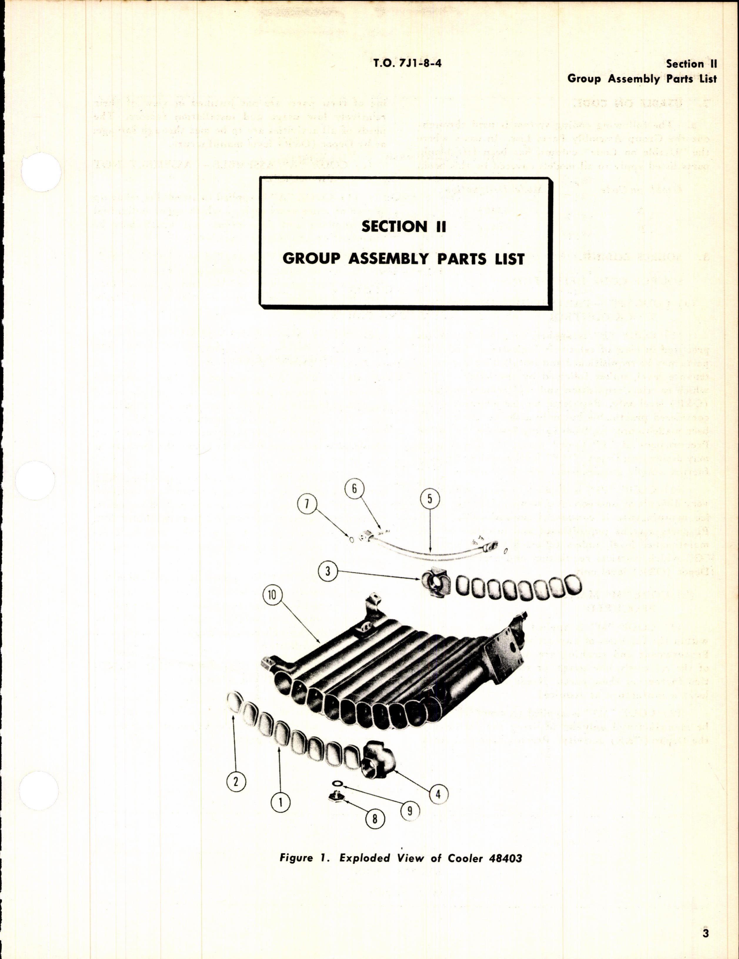 Sample page 5 from AirCorps Library document: Illustrated Parts Breakdown for Oil Coolers