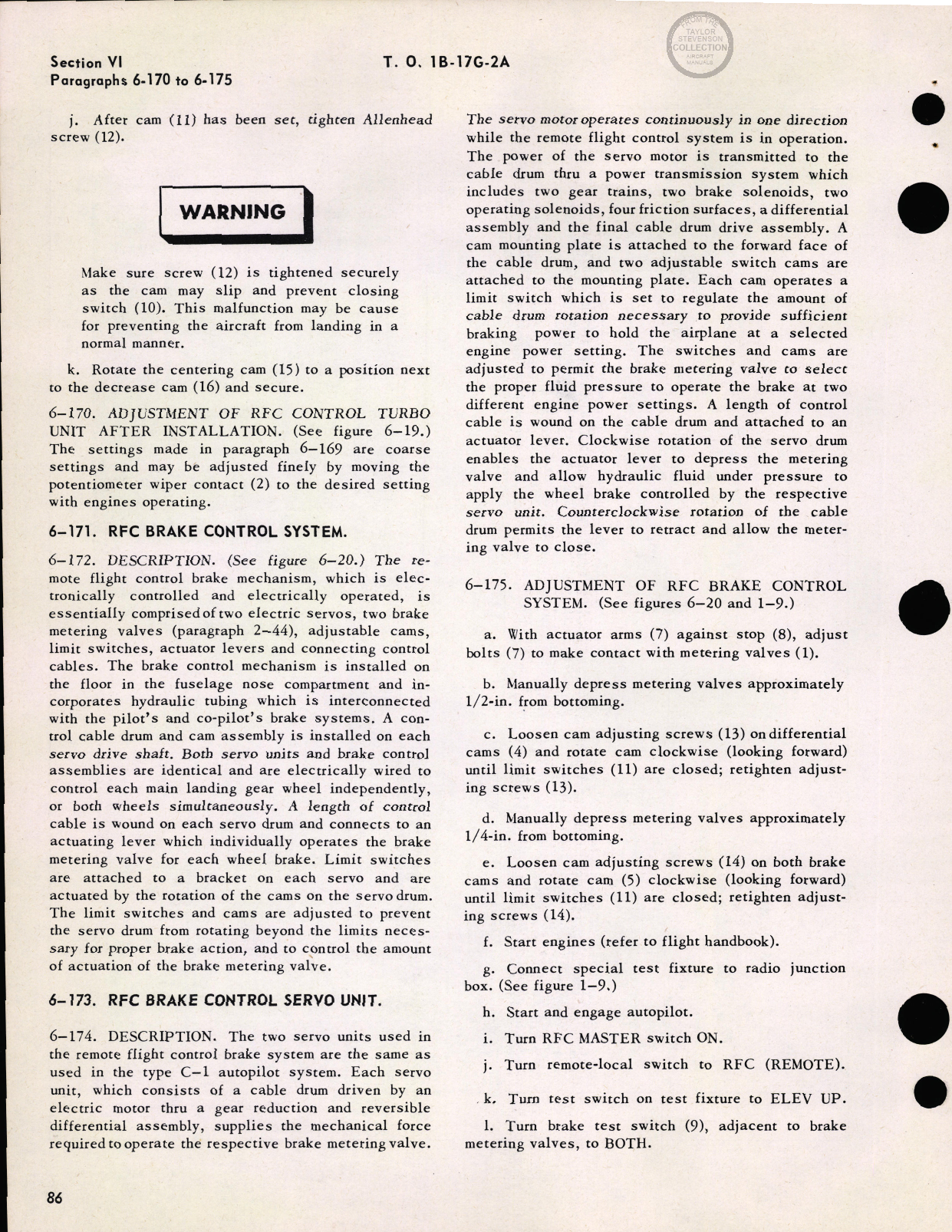 Sample page 92 from AirCorps Library document: Supplemental Handbook Maintenance Instructions - QB-17