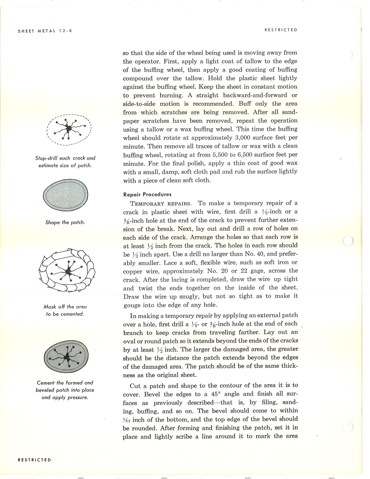 Sample page 204 from AirCorps Library document: Aircraft Sheet Metal Maintenance 