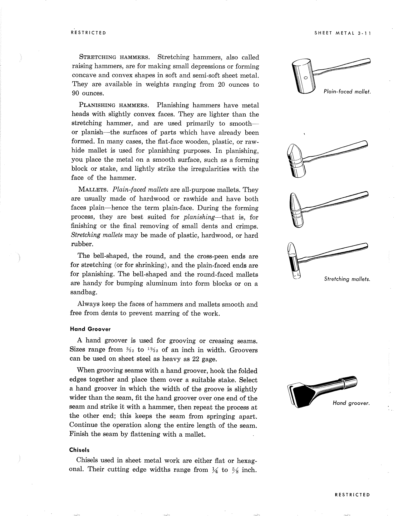 Sample page 39 from AirCorps Library document: Aircraft Sheet Metal Maintenance 