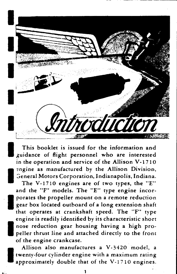 Sample page 7 from AirCorps Library document: Operators Manual for Allison Aircraft Engines