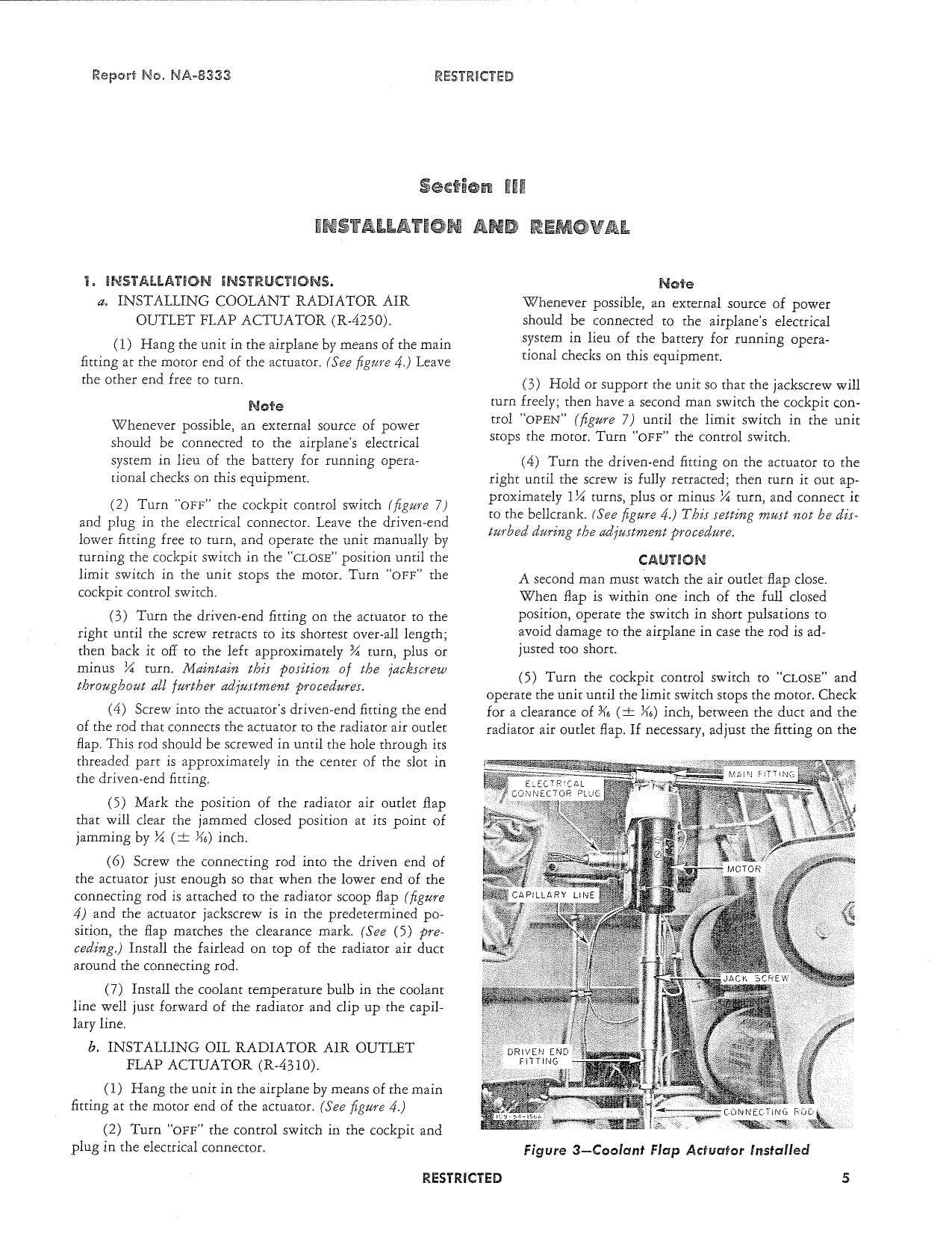 Sample page 8 from AirCorps Library document: Service Manual for Robertshaw Actuators Models R-4310 and R-4250