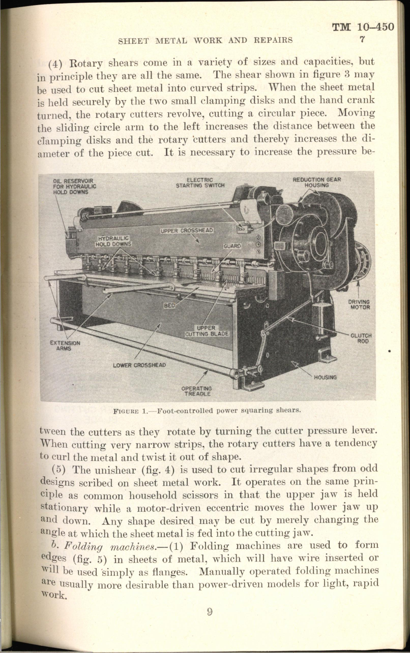 Sample page 11 from AirCorps Library document: Sheet Metal Work, Body, Fender and Radiator Repairs