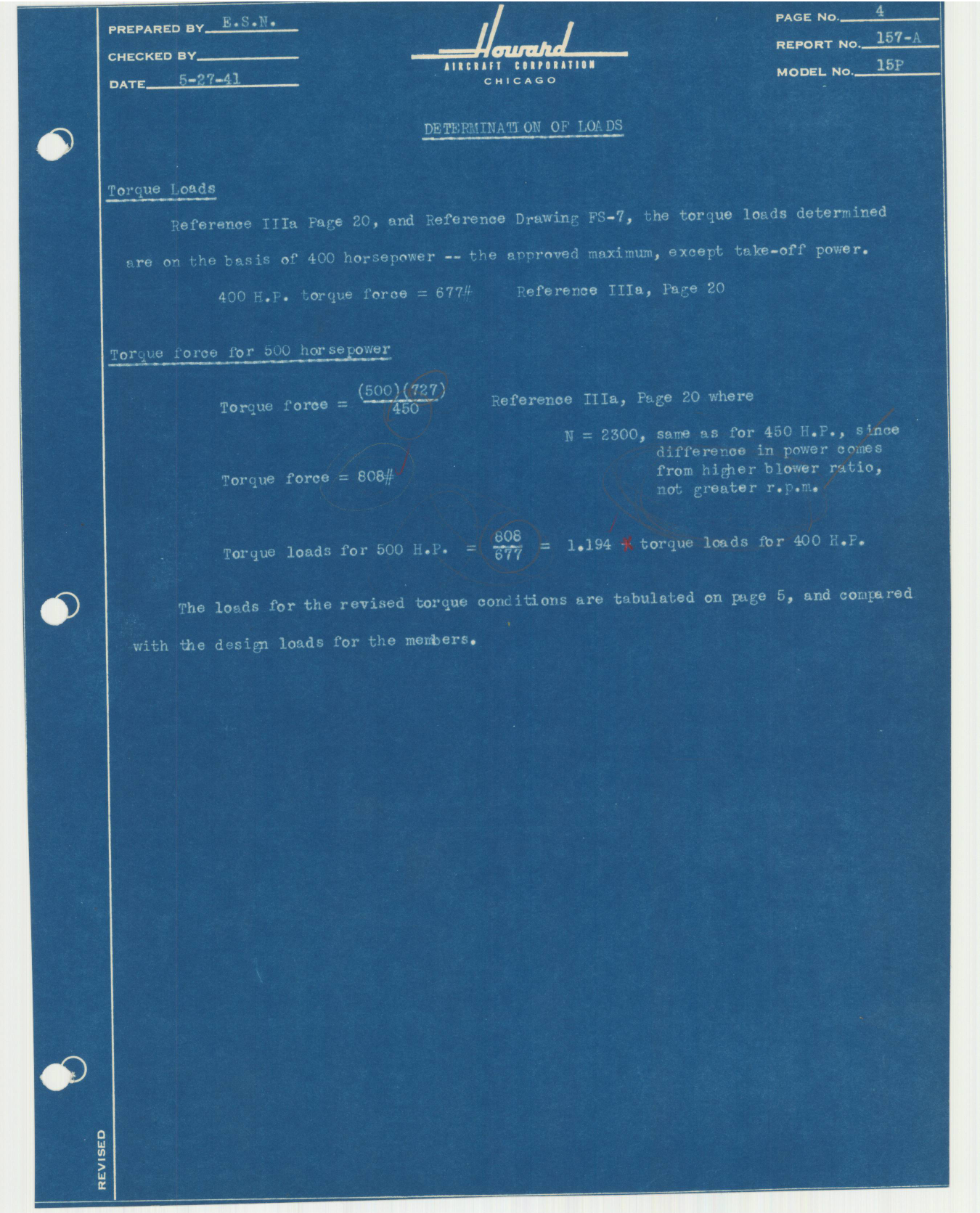 Sample page 11 from AirCorps Library document: Report 157A,Substantiation of Structure for 500 Horsepower for Take-Off, DGA-15P