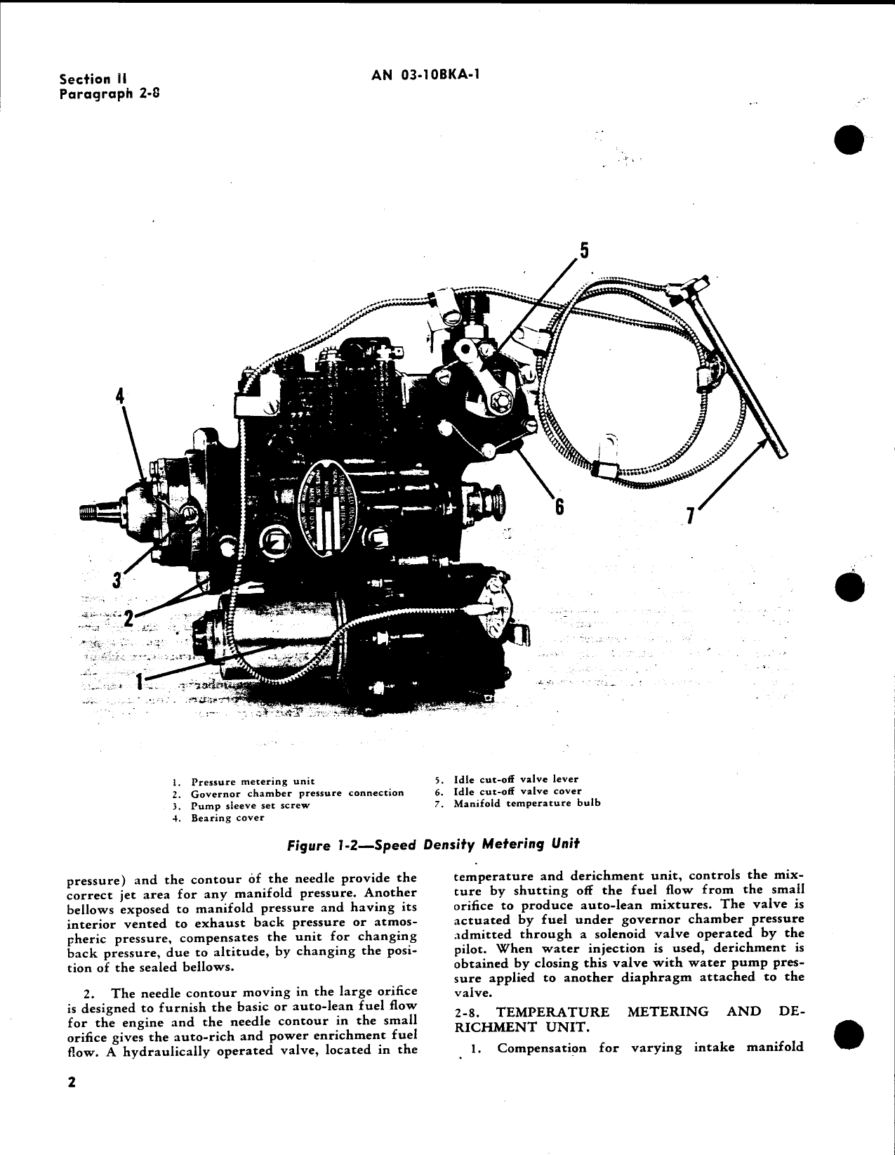 Sample page 6 from AirCorps Library document: Handbook Overhaul Instructions for Speed-Density Fuel Metering System (Bendix)